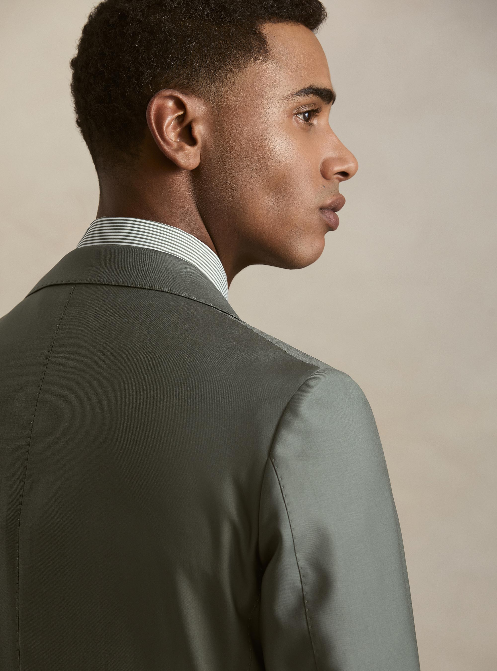 Pure wool suit jacket by Vitale Barberis Canonico, SALVIA 0602C