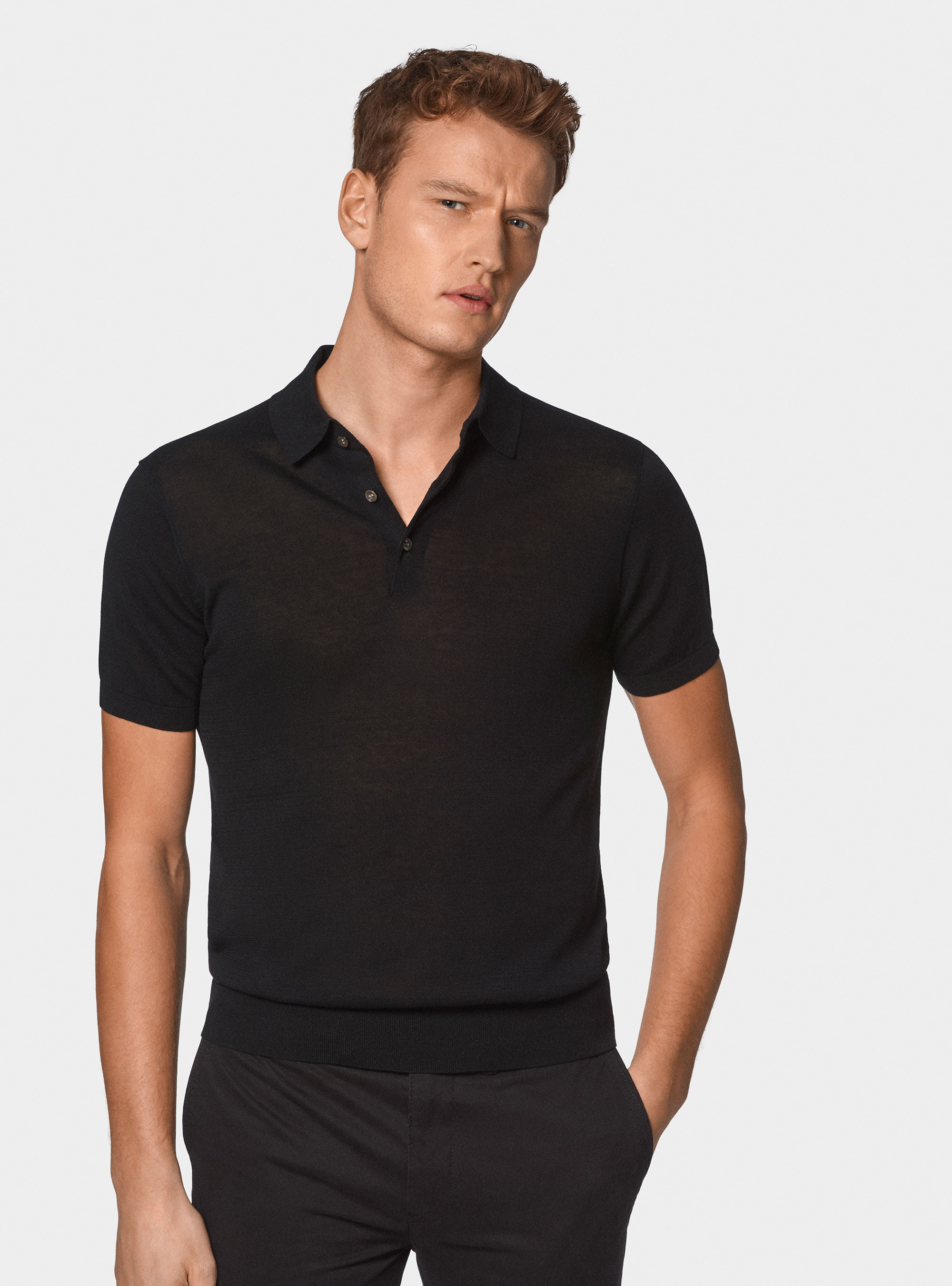 Tシャツ・カットソー NUUR SHORT SLEEVES MIX POLO (RT14024 RT1409 BLACK ECRU) Amazon.com: Youllyuu Summer Printed Polo Shirt Men Business