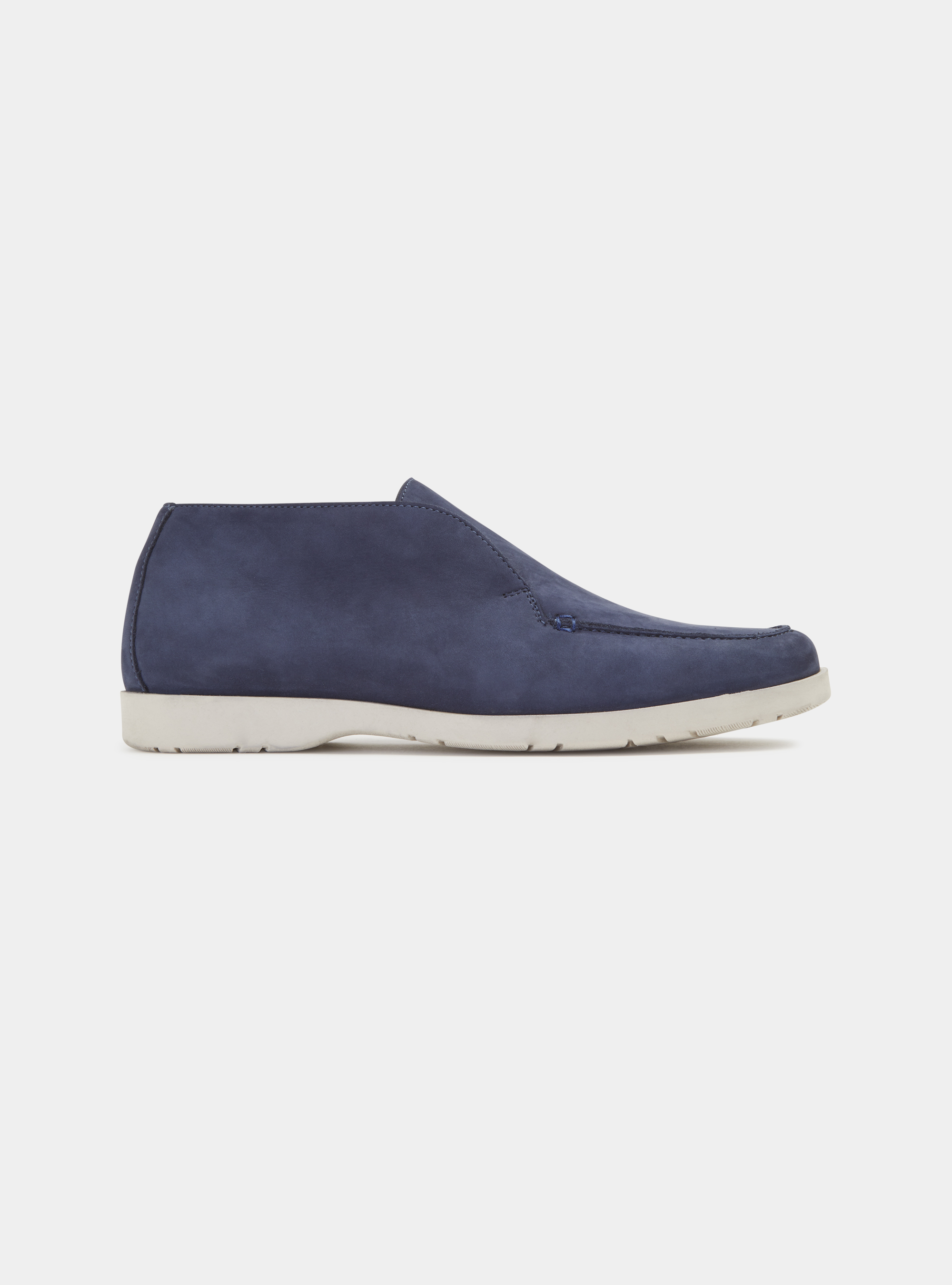 Gutteridge - Polacchine slip-on in nabuk, Unisex, 0243c Denim, Taglia: 40