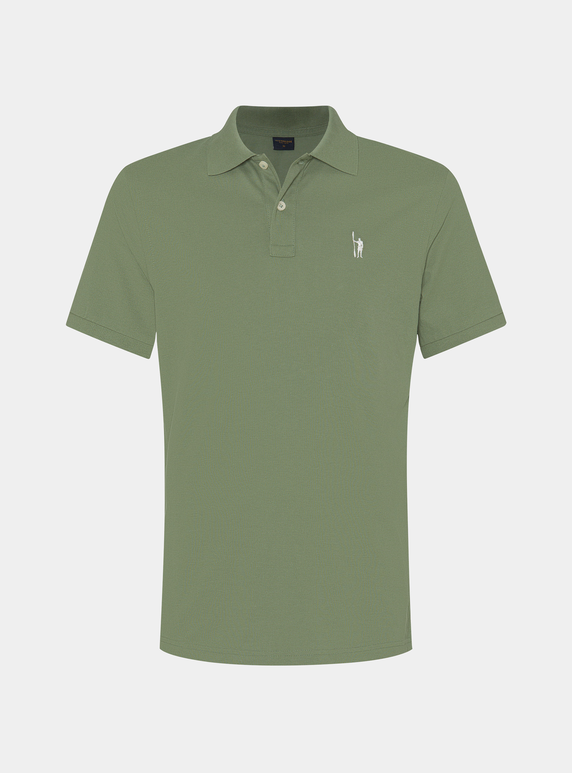 Classic piqu&eacute; polo shirt, VERDE SALVIA 0604C