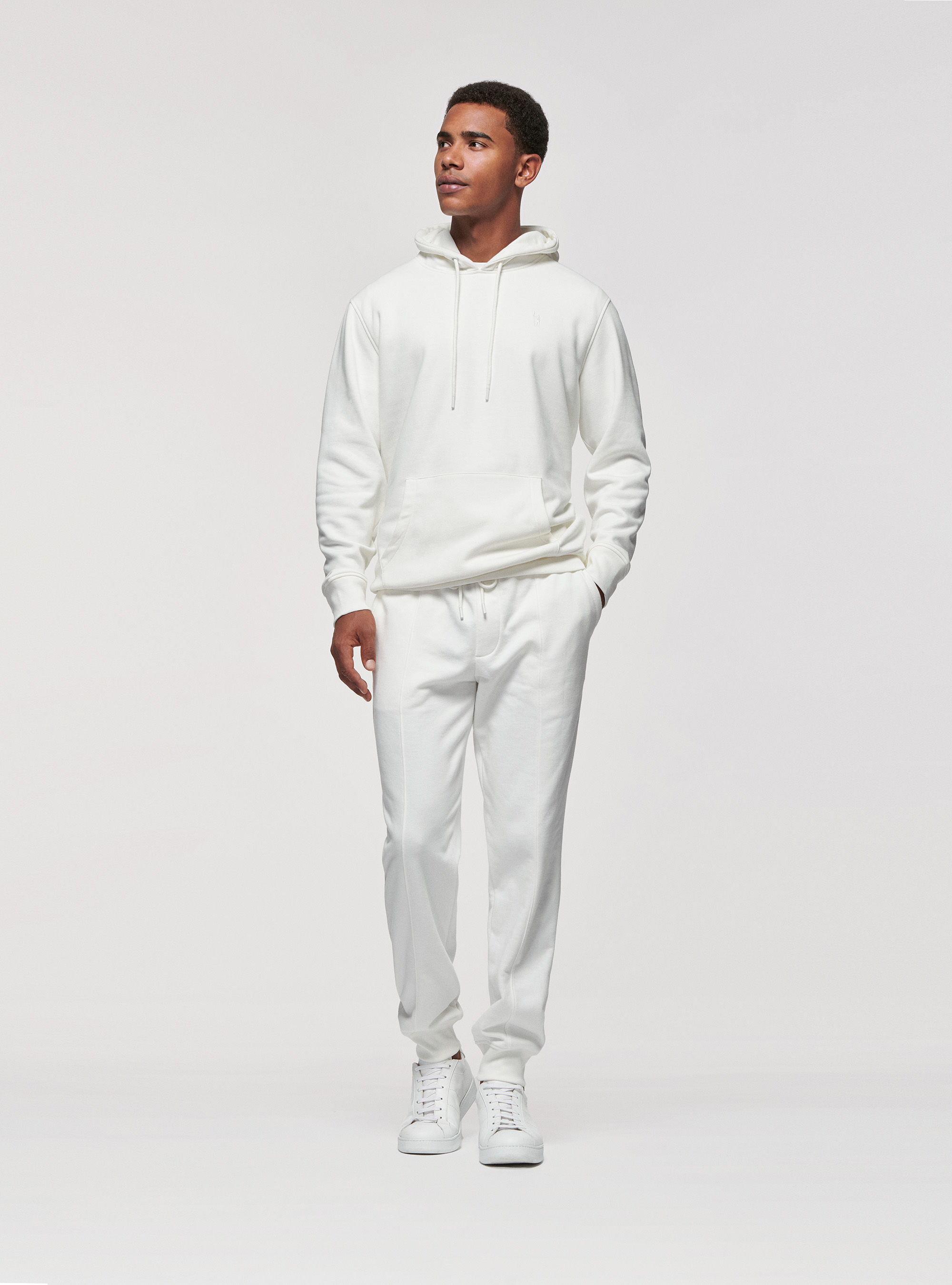 Pantaloni in felpa, BIANCO