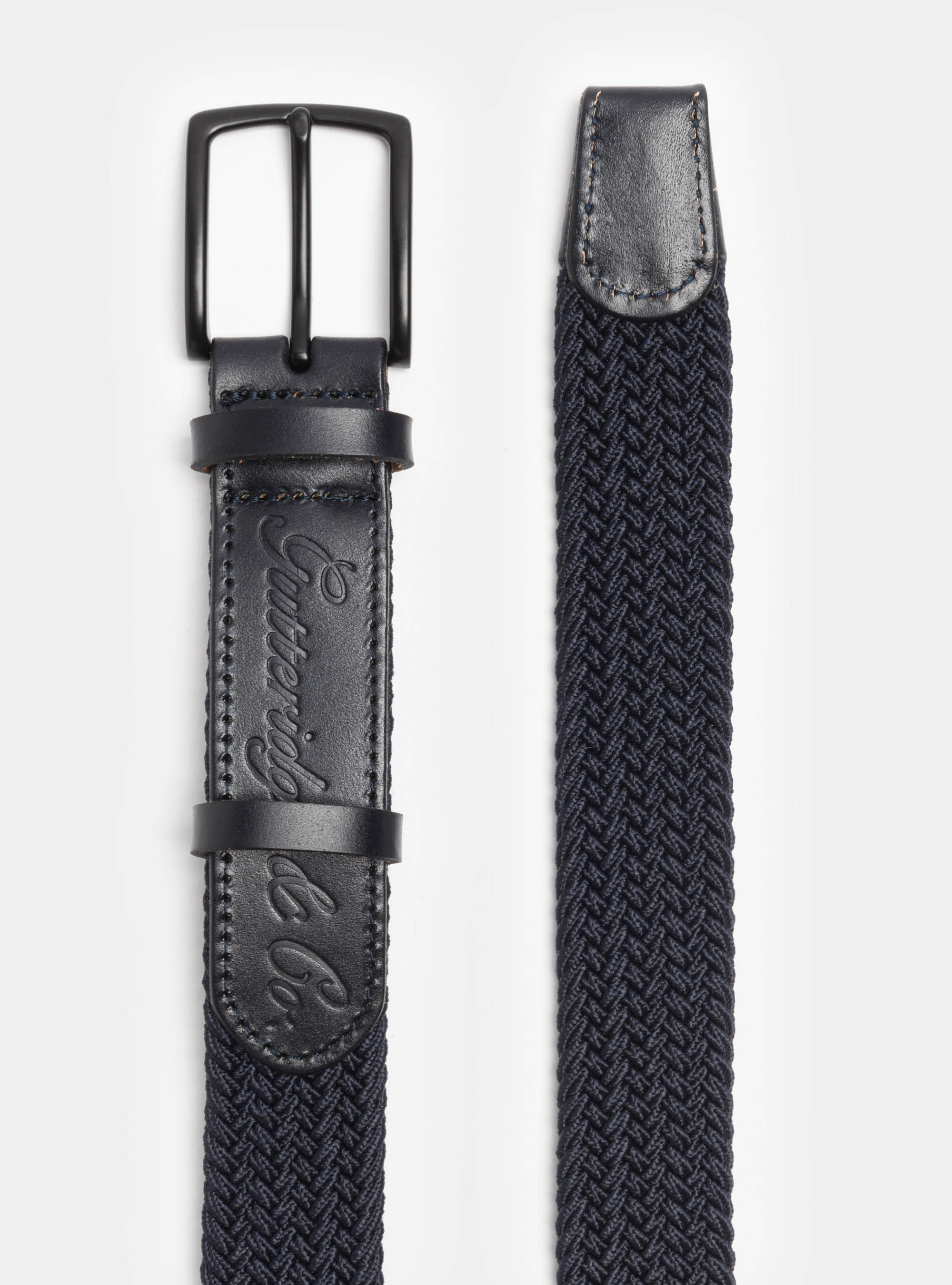 Cintura elastica tinta unita, BLU NAVY