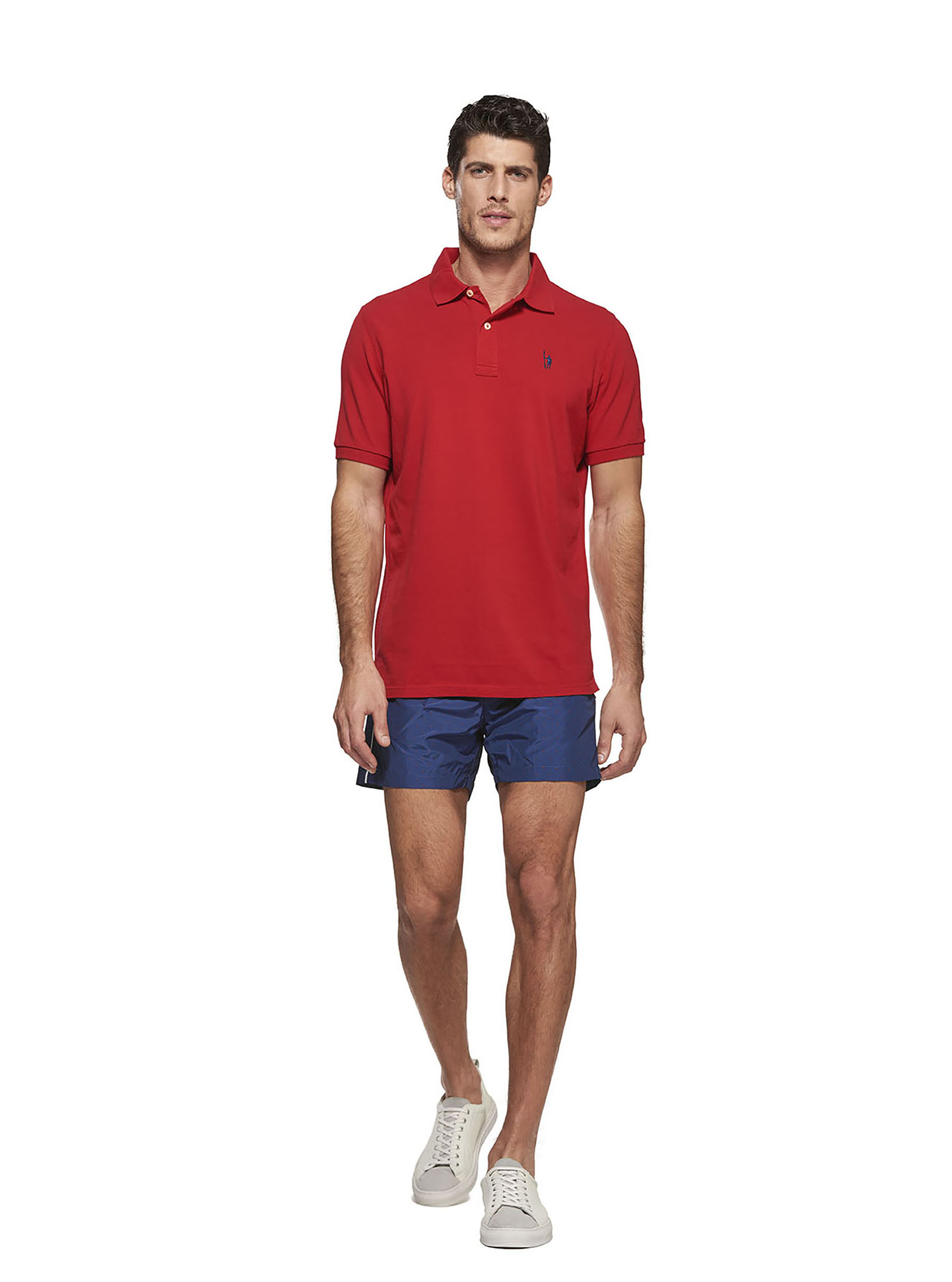 Costume fantasia pois, AZUL MARINO/ROJO