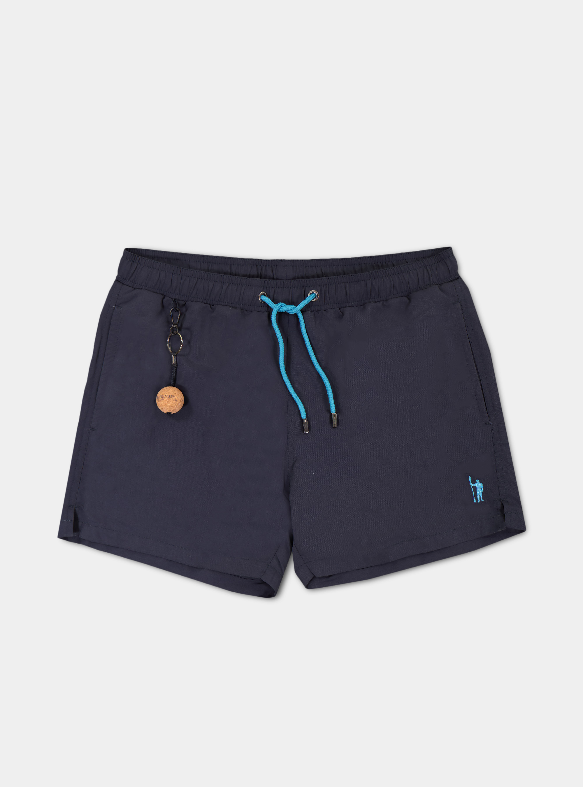 Basic solid colour swimsuit, NAVY BLUE