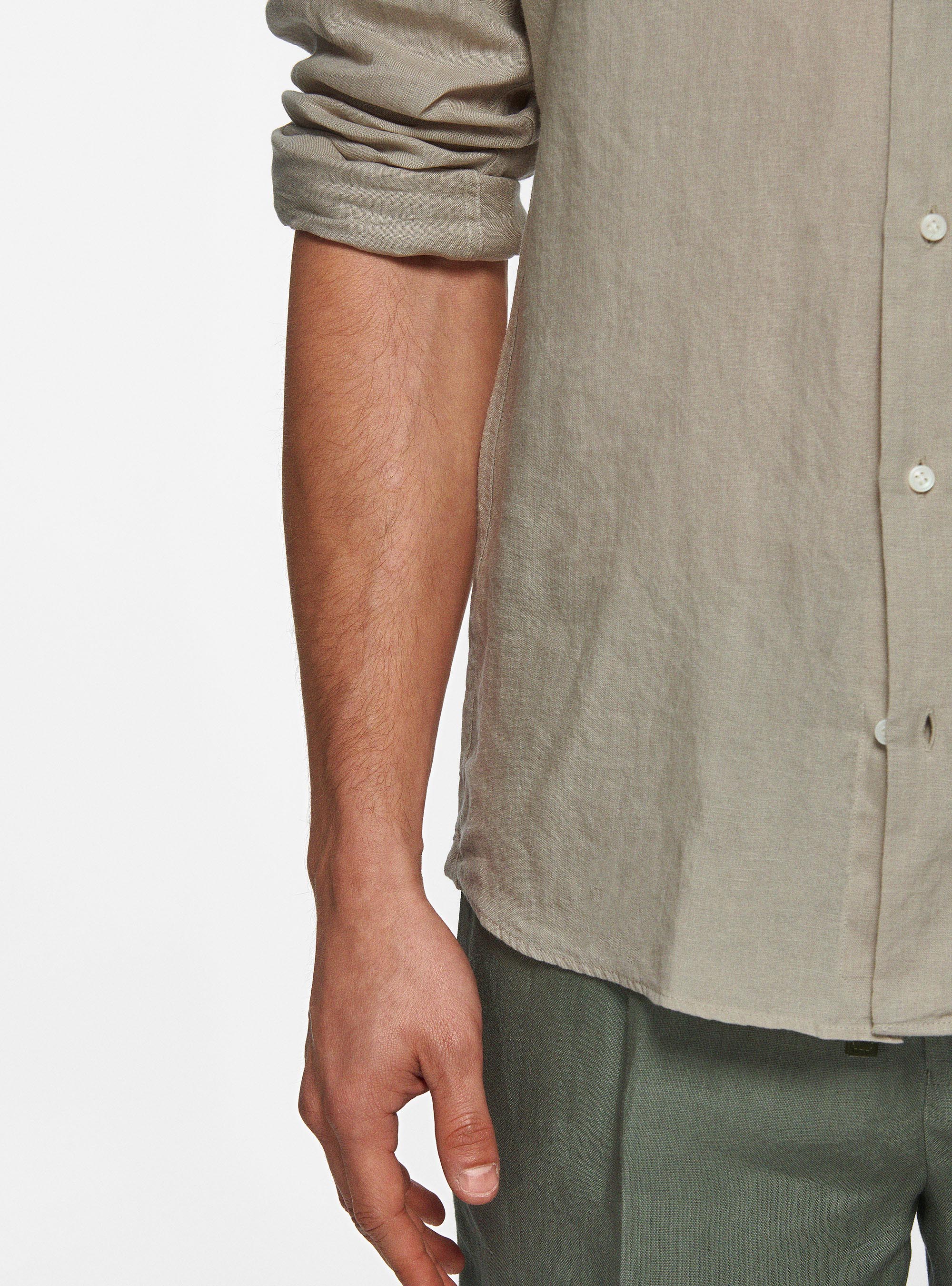 Pure linen shirt, SAND