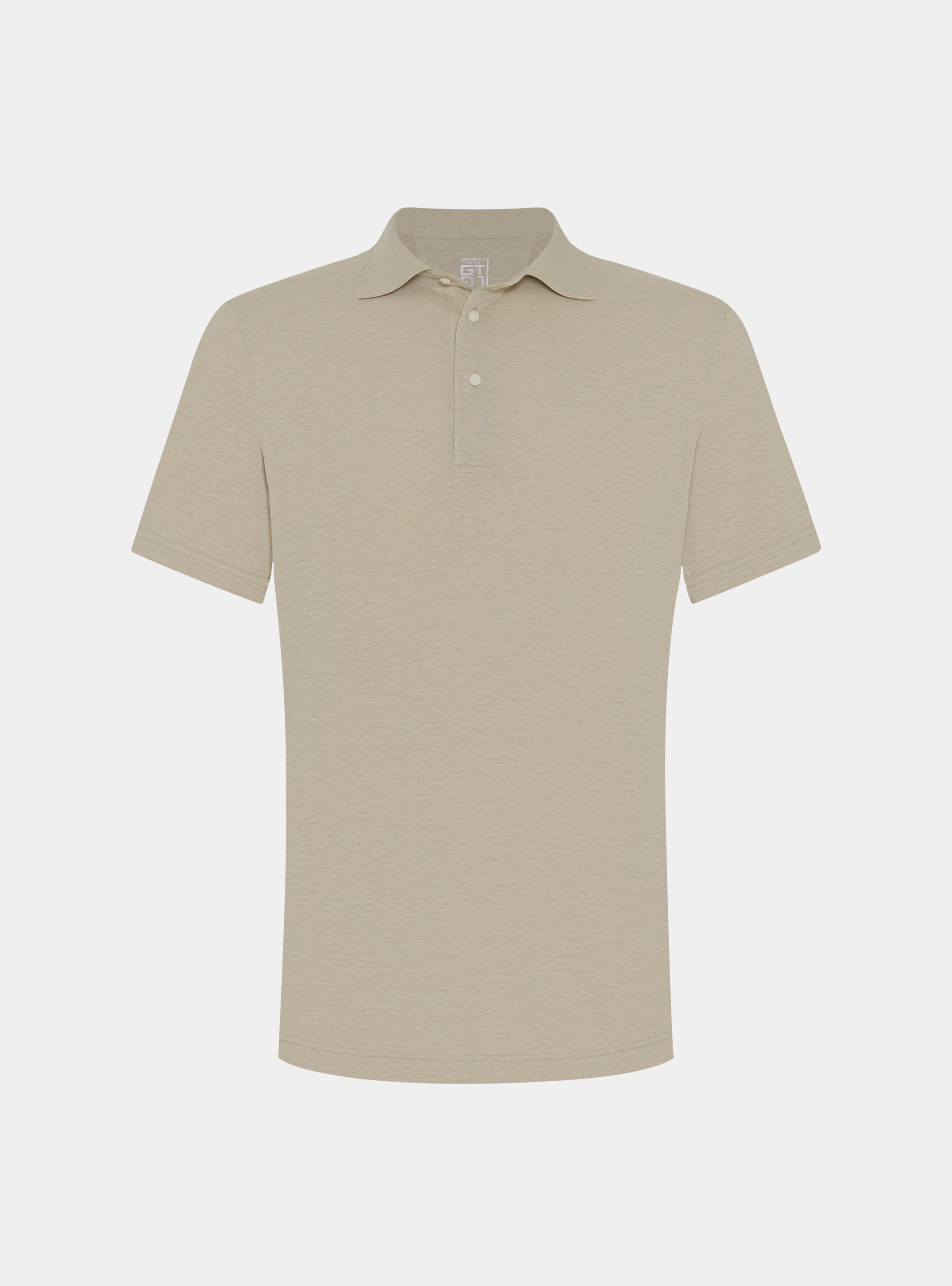 Polo GT01 in piquet stretch, SABBIA