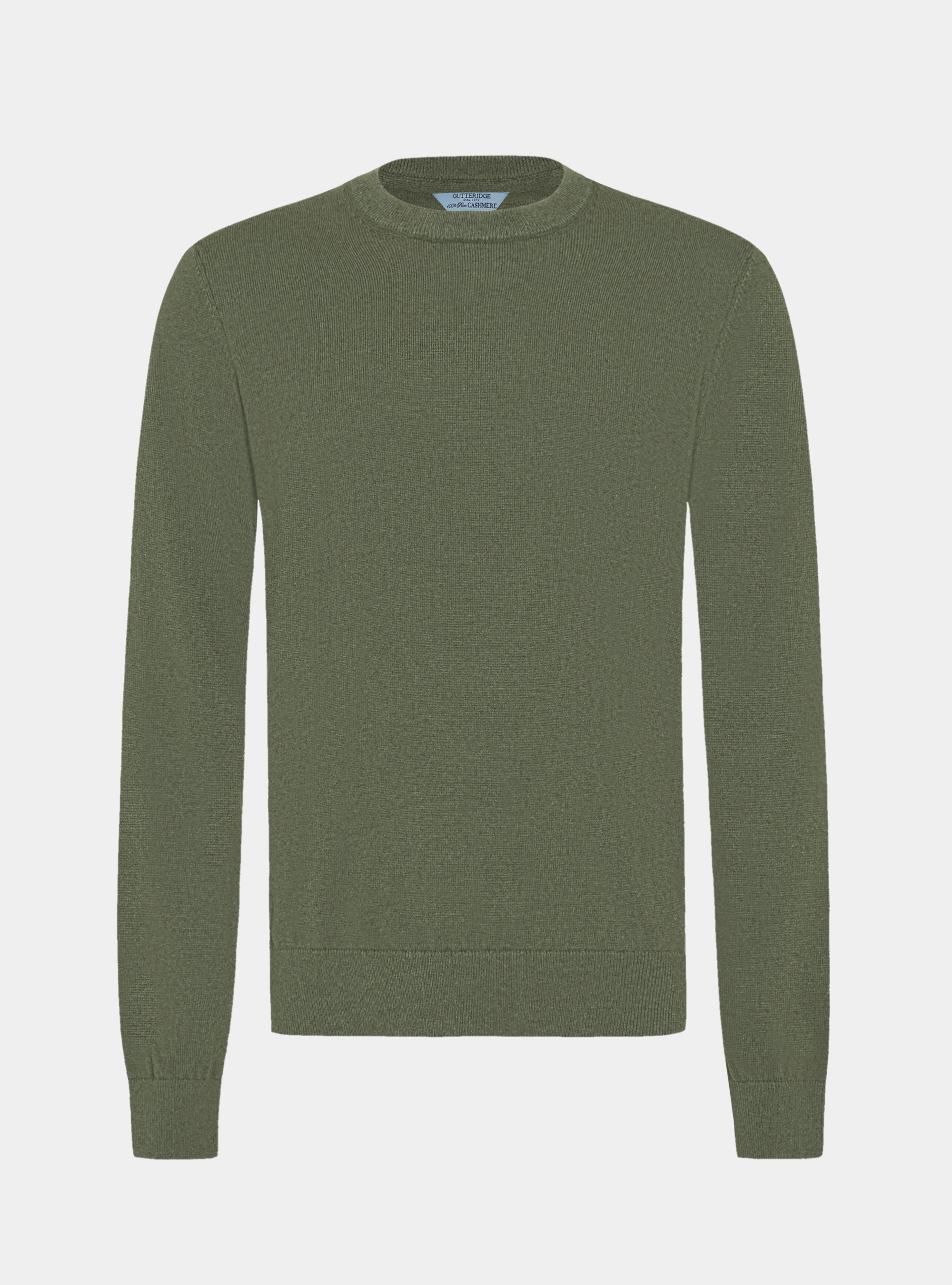 Tricot à col ras du cou en cachemire, SALVIA 0602C