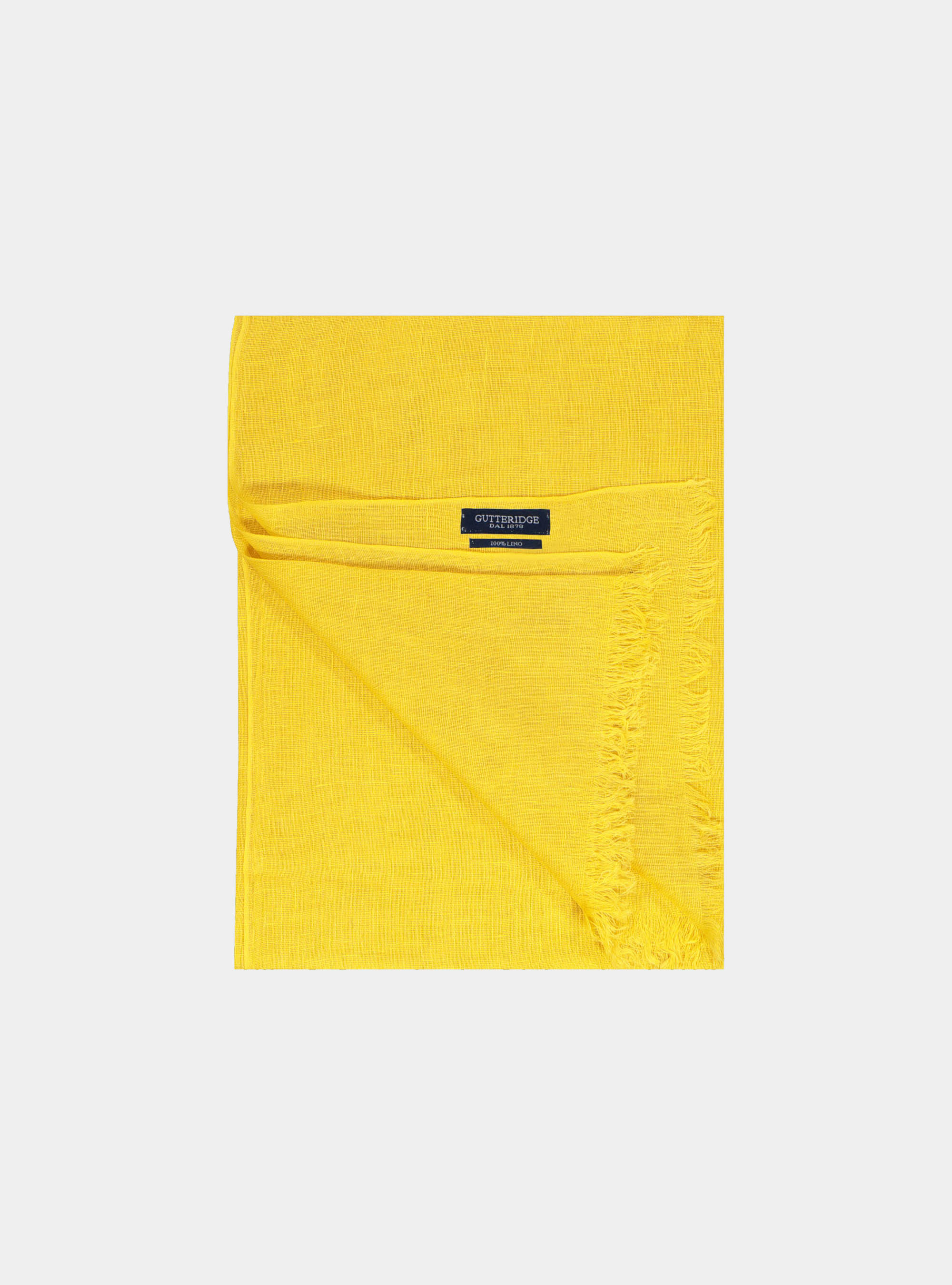 Einfarbiger Leinenschal, GIALLO 0782C