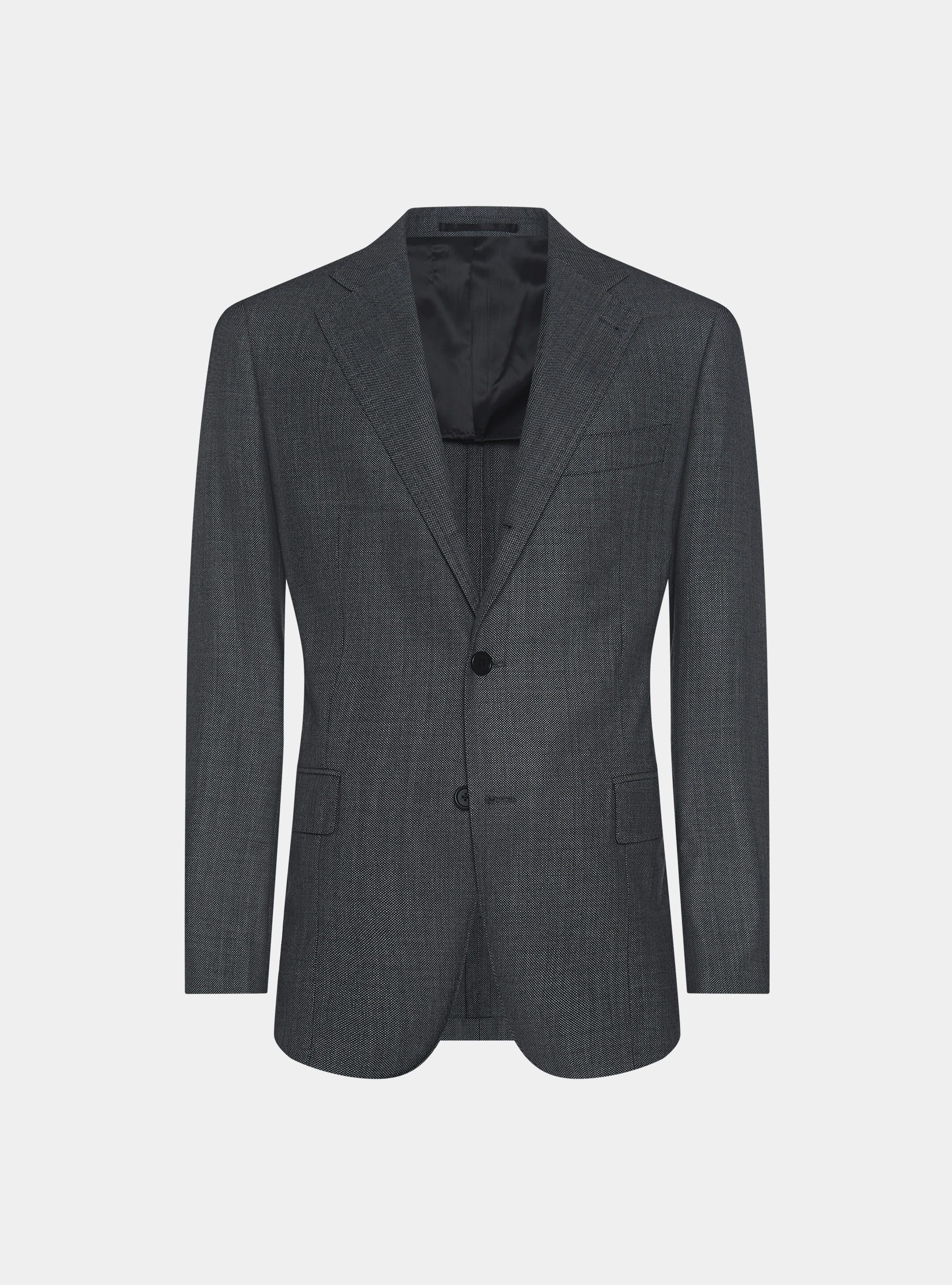 Giacca in pura lana occhio di pernice, GRIGIO CHIARO