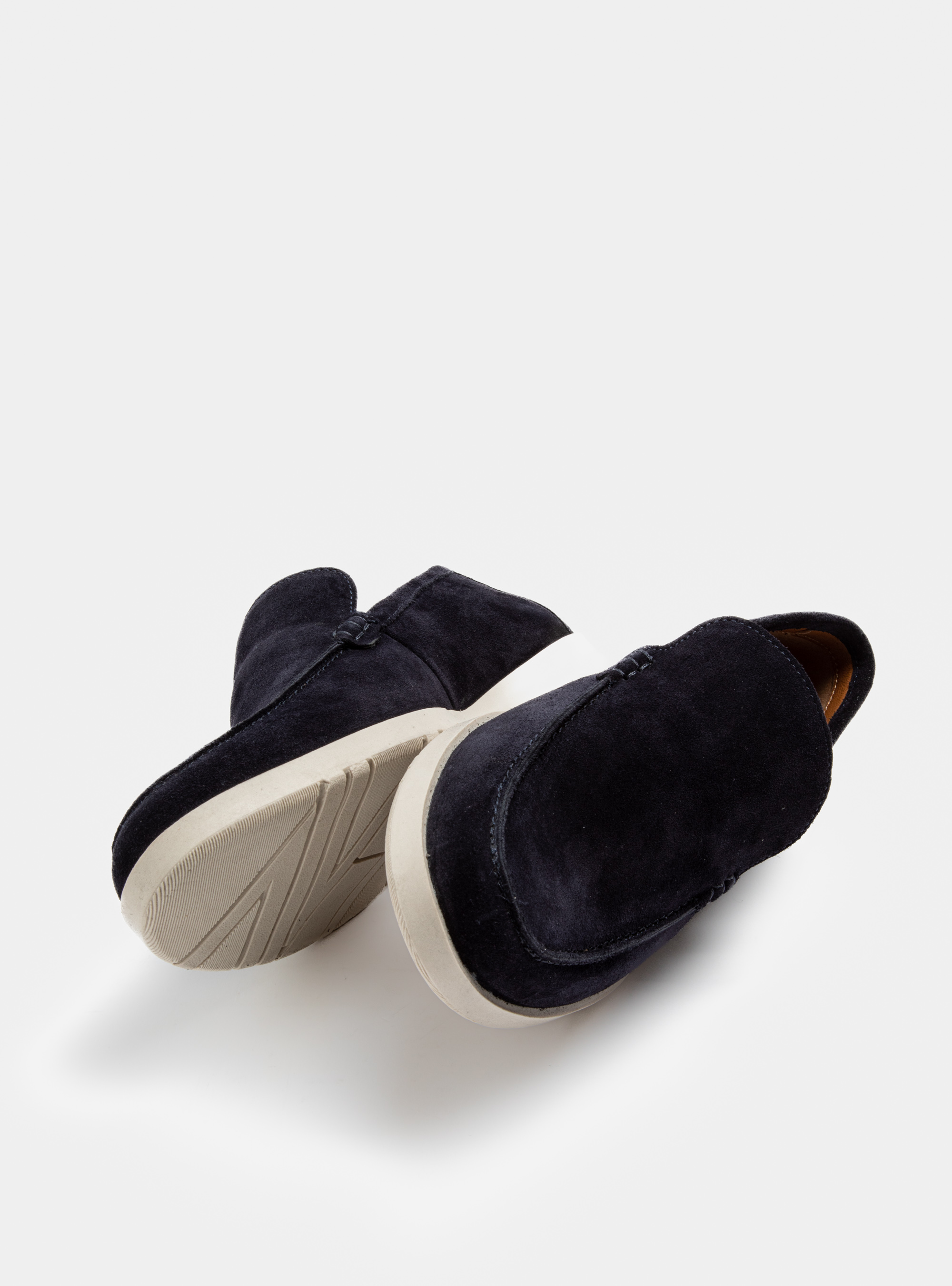 Suede loafers, NAVY BLUE