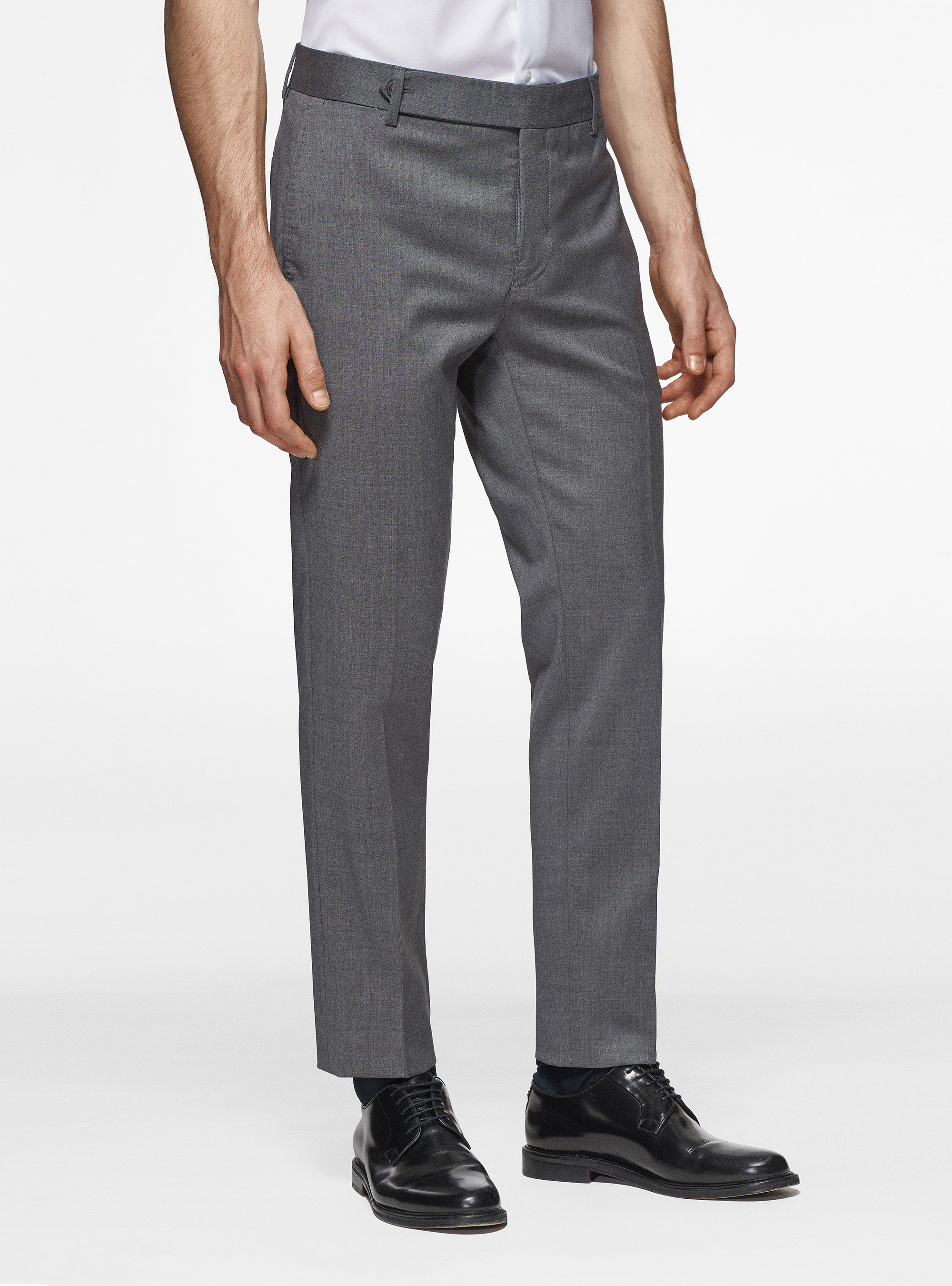 Suit trousers in pure superfine wool 110's Reda | Gutteridge