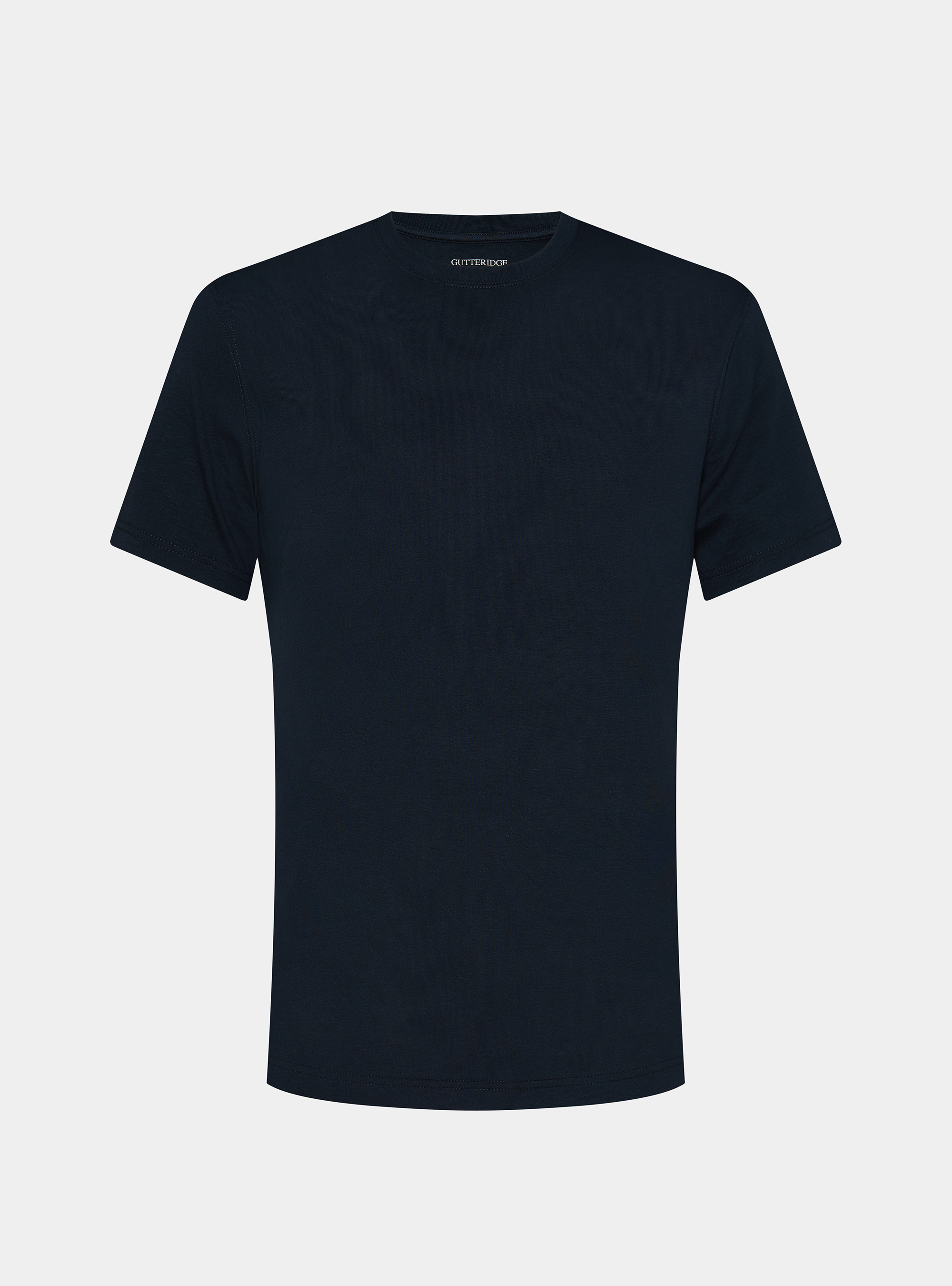 T-shirt mezza manica in cotone Supima, BLU NAVY