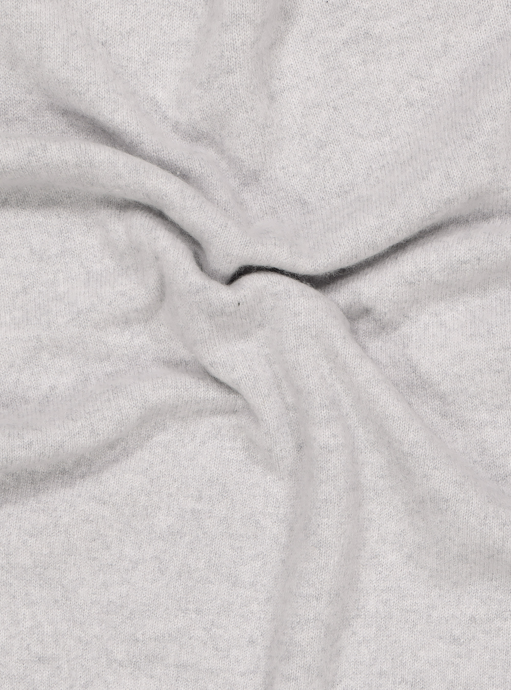 Maglia girocollo 100% cashmere, BIANCO GHIACCIO