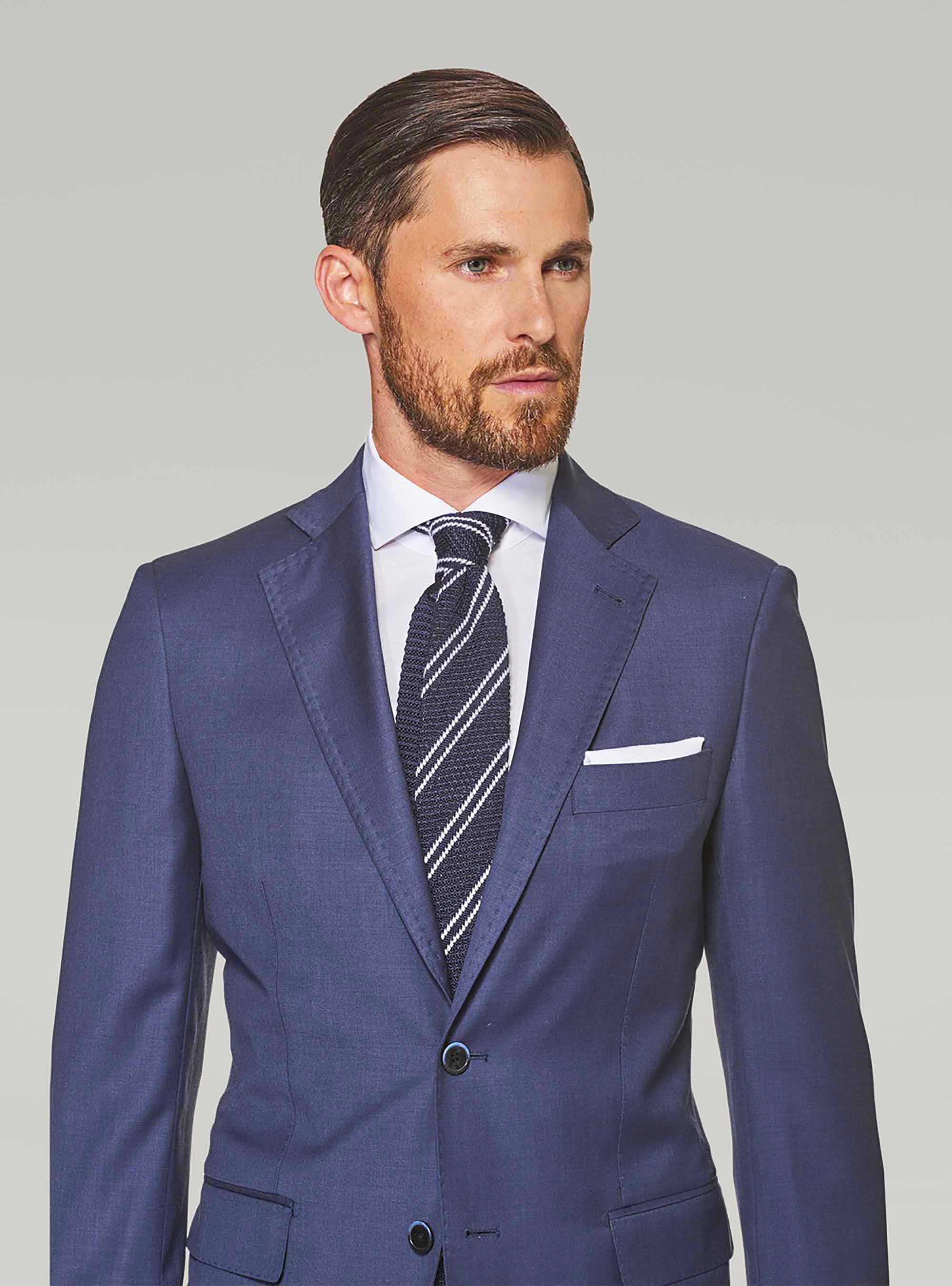 Suit blazer in pure wool, INK