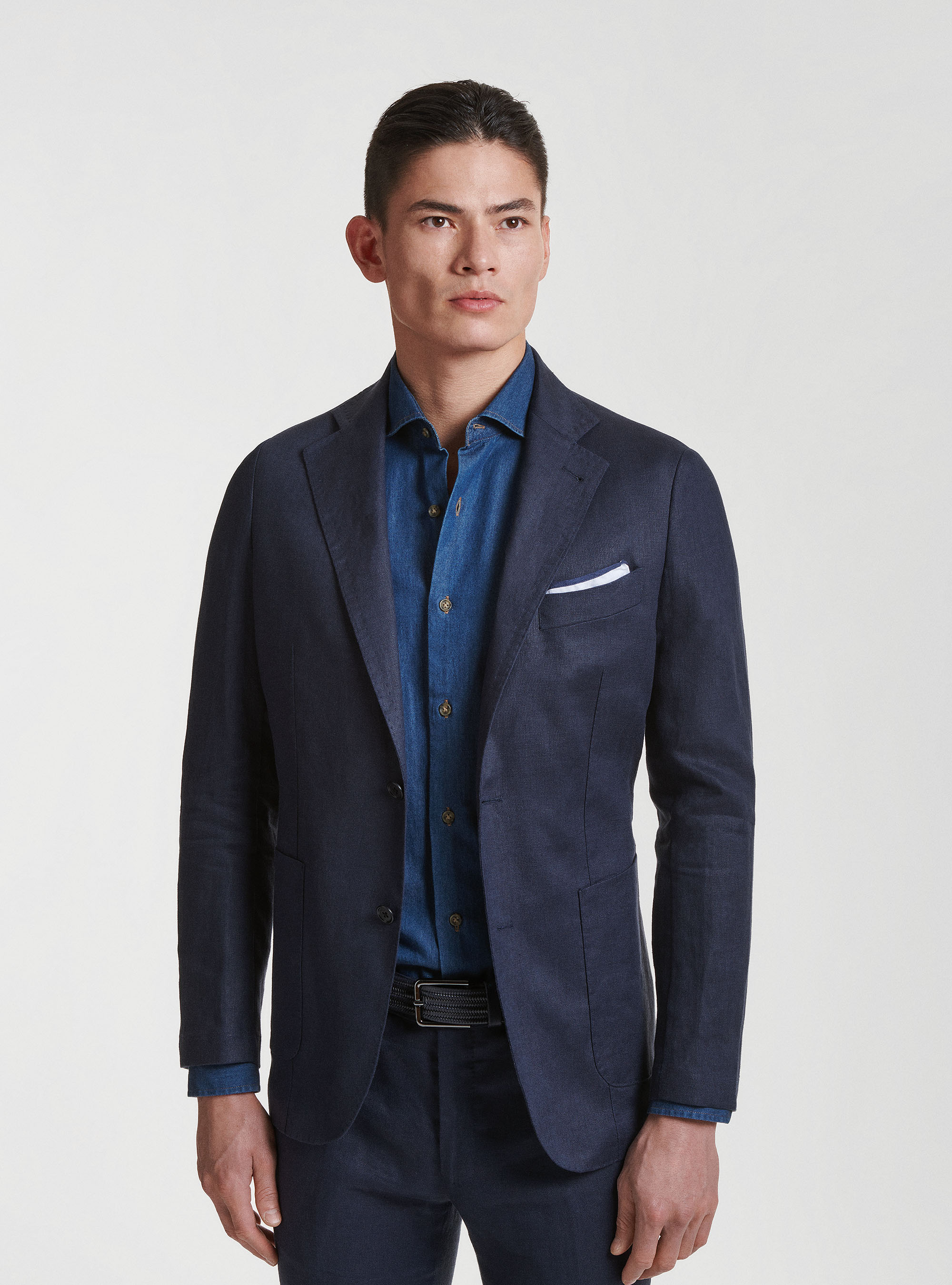 Pure linen suit blazer