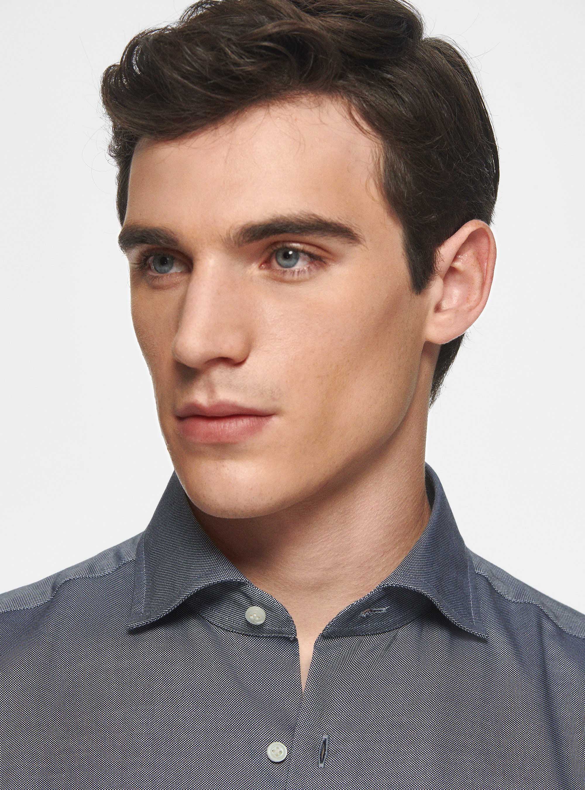 Camicia in cotone oxford, BLU NAVY