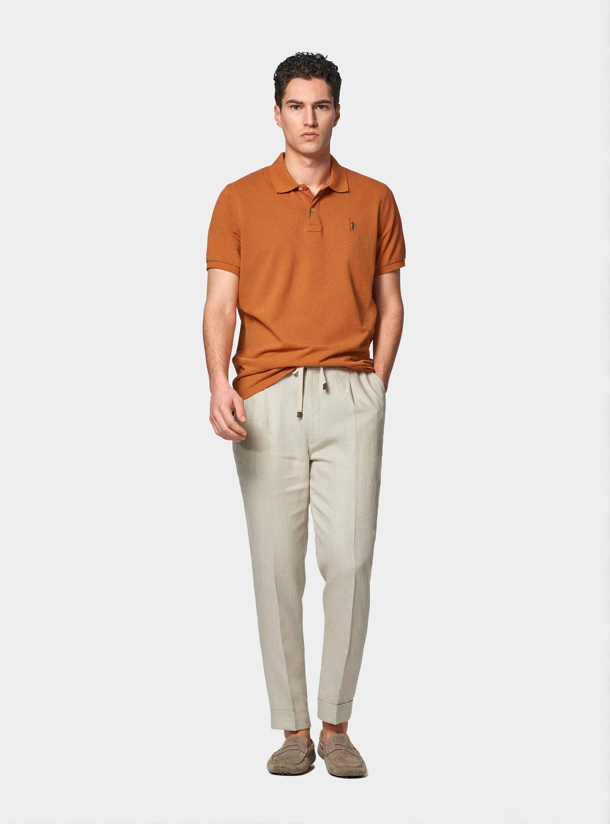 Polo classique en piqué, 0713C ZUCCA