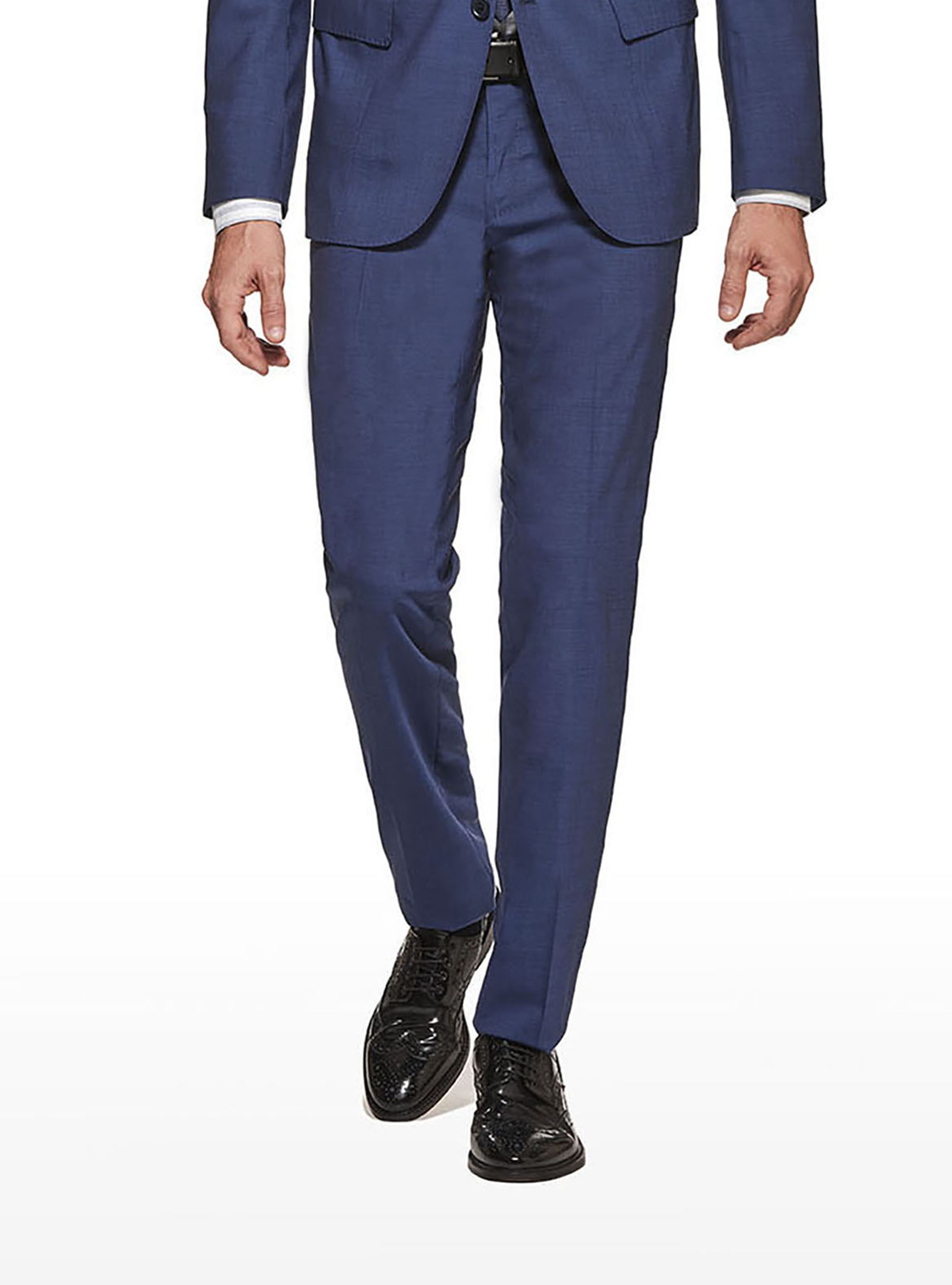 Fresh wool suit trousers, LIGHT BLUE