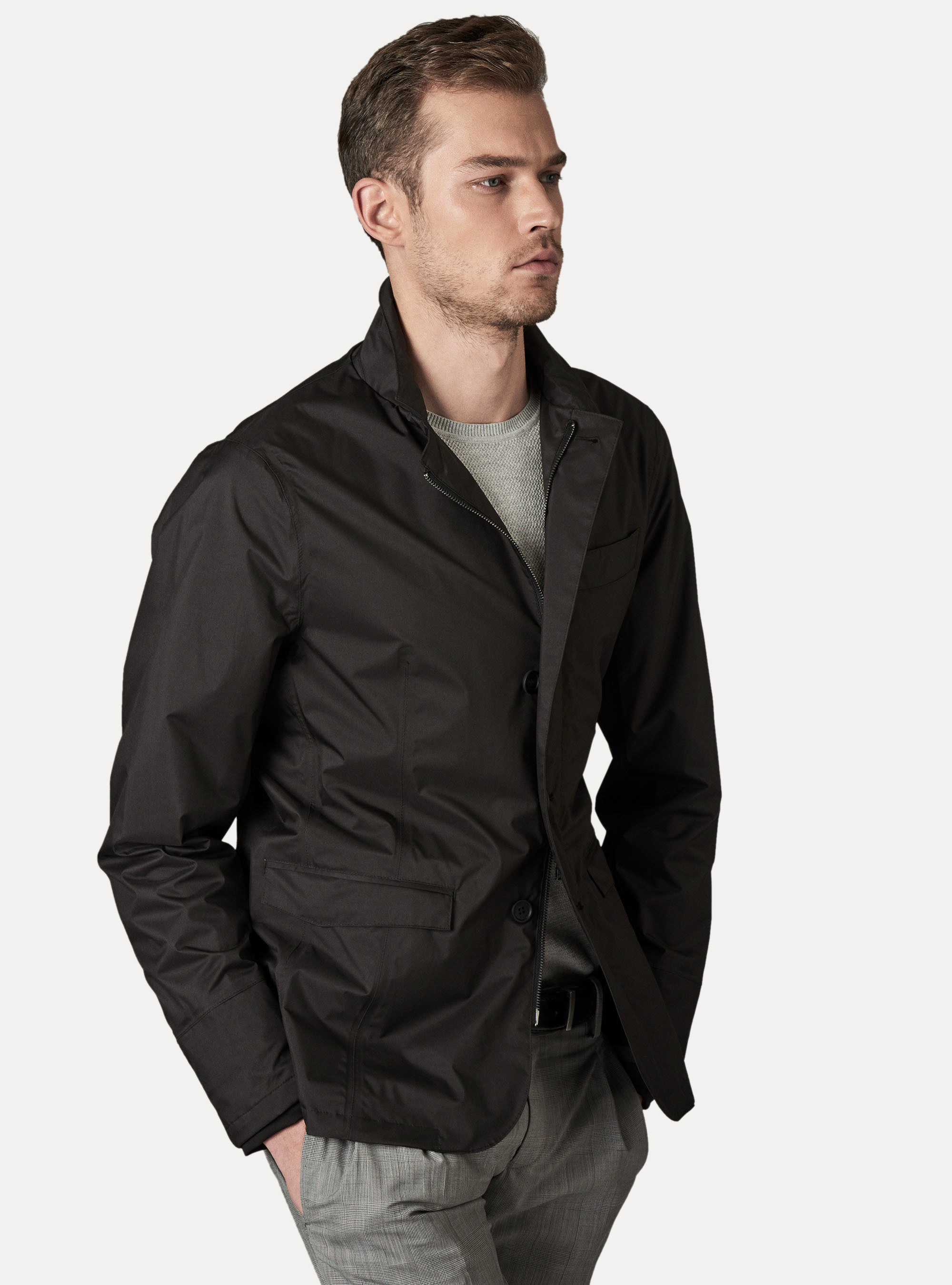 Technical fabric jacket