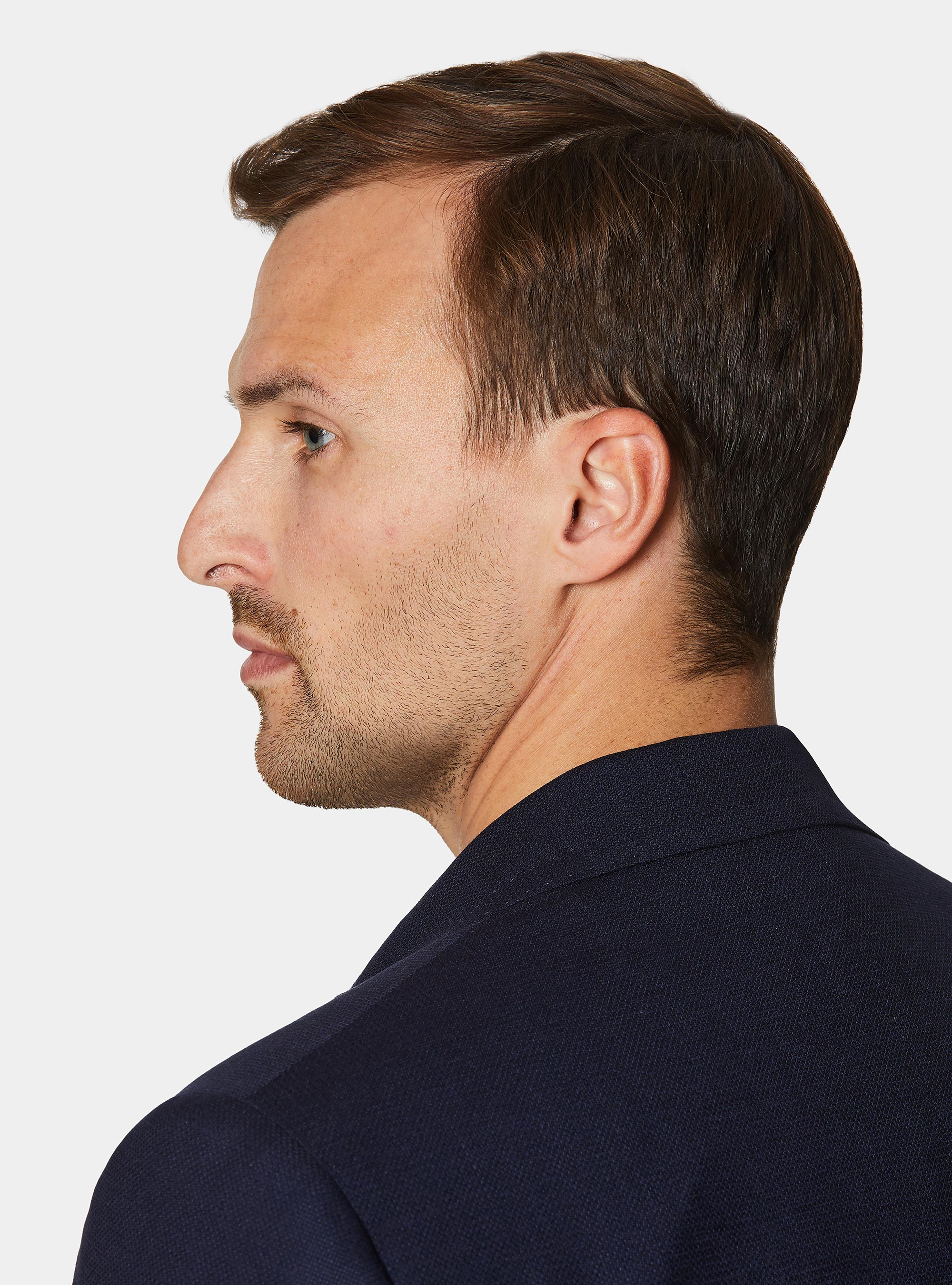 Jacke aus reiner Wolle, NAVY 0218C