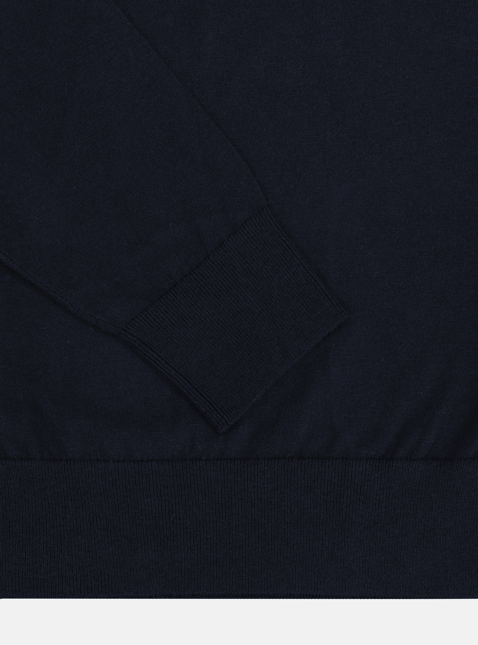 Rollkragenpullover aus Baumwolle, Seide und Kaschmir, NAVY 0218C