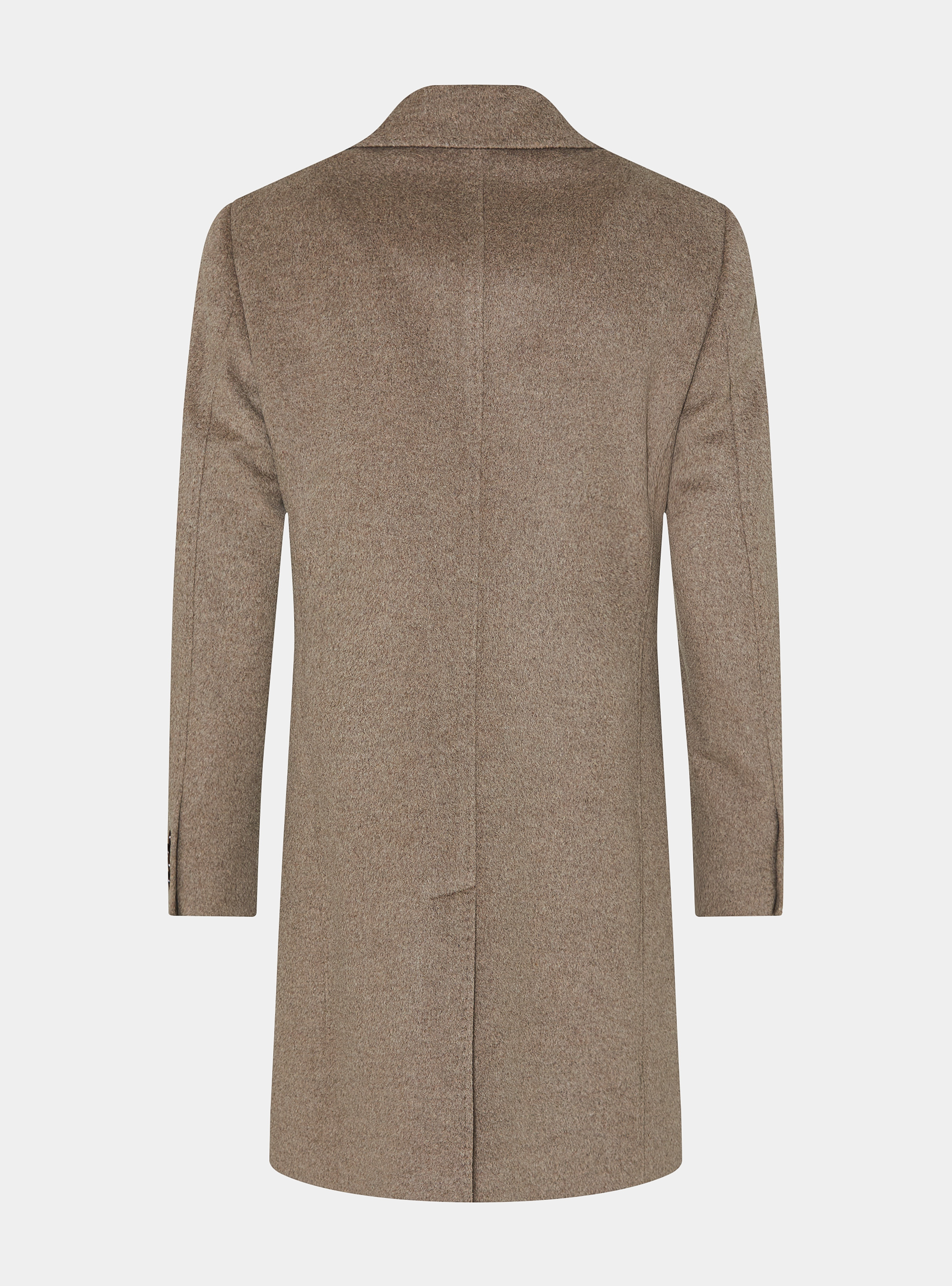 Abrigo de lana y cachemira, BARRO