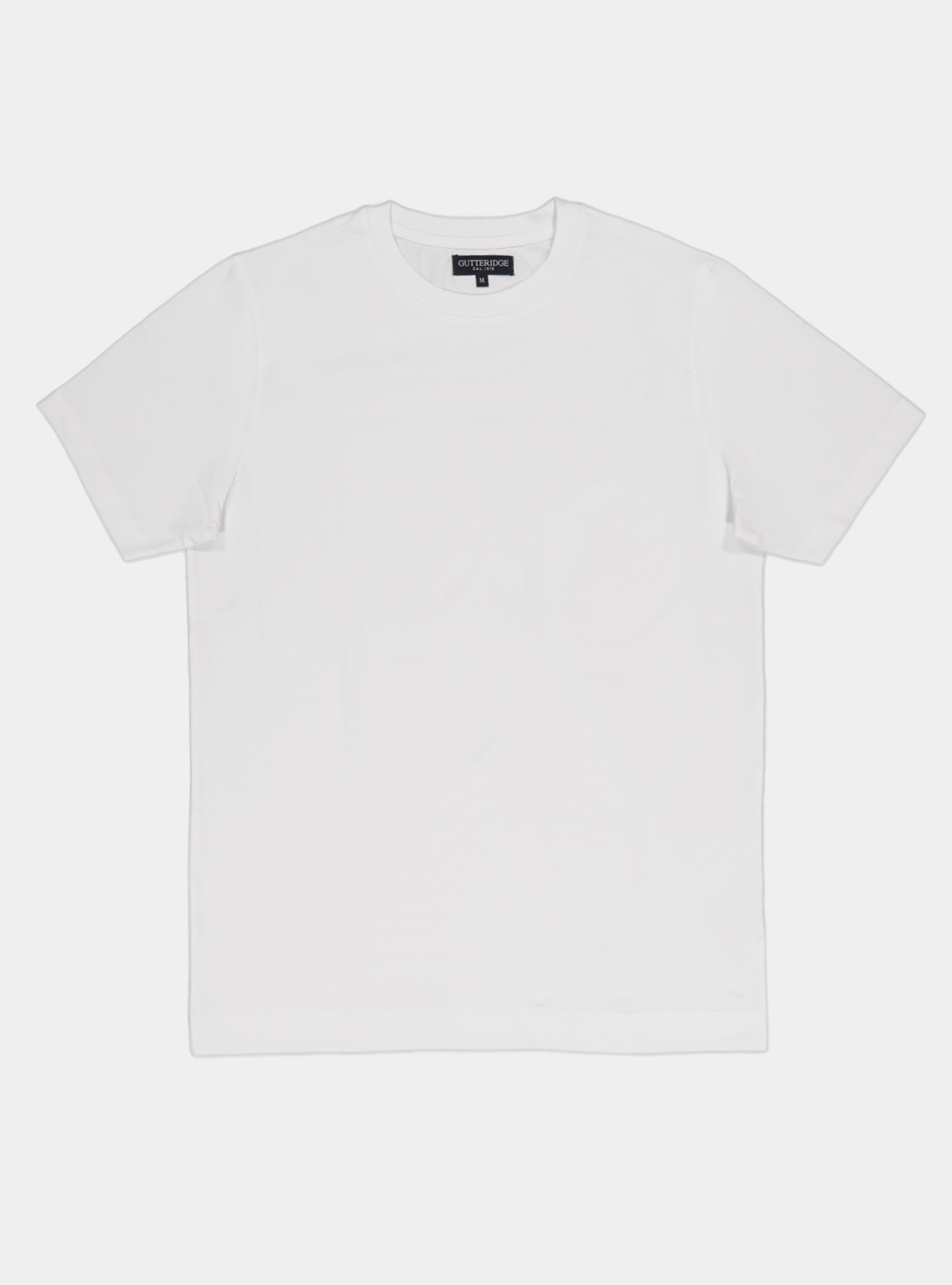 Tshirt in jersey di cotone tinta unita, BLANCO