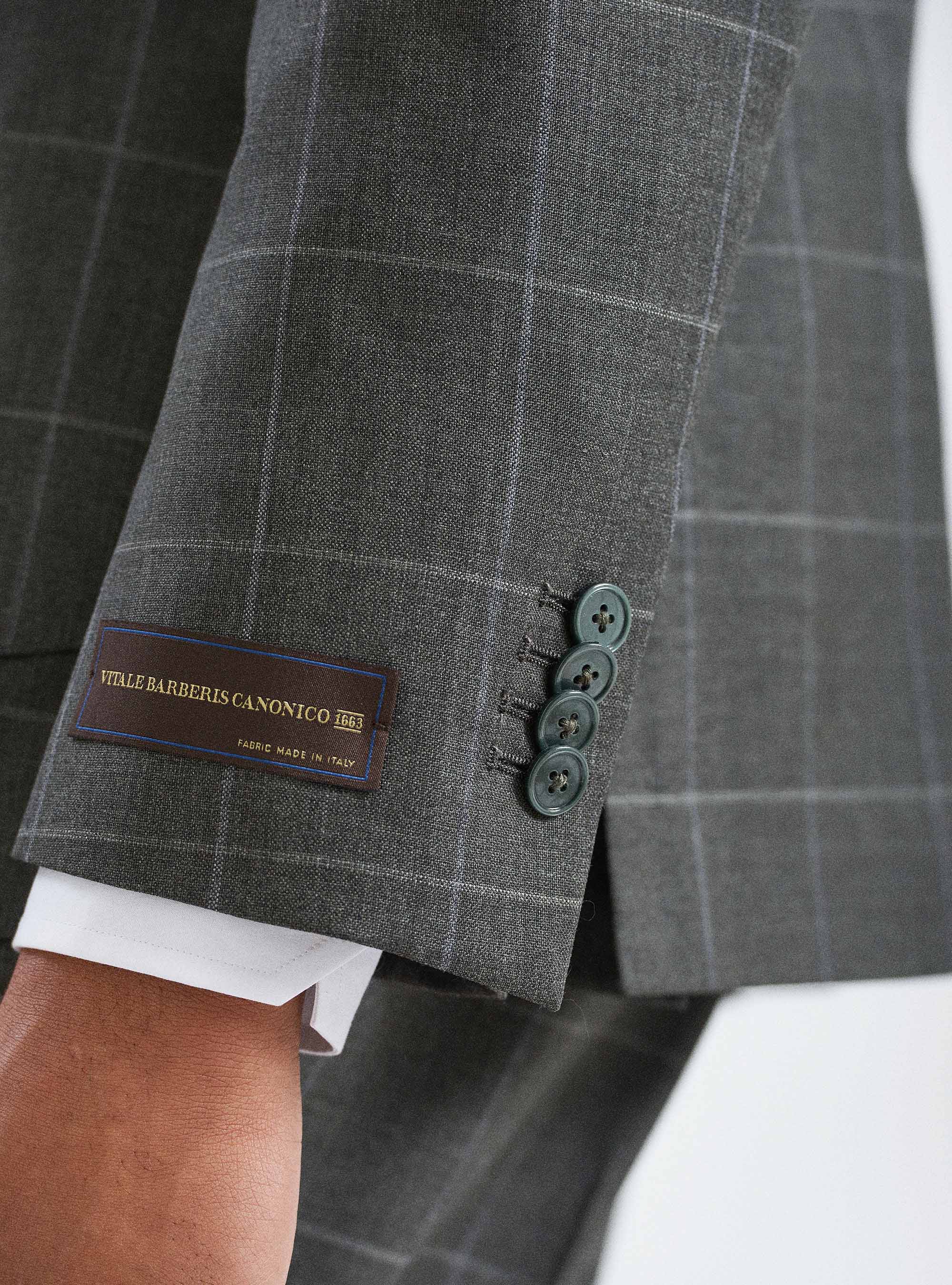 the virgins tweed feather cuff jacket