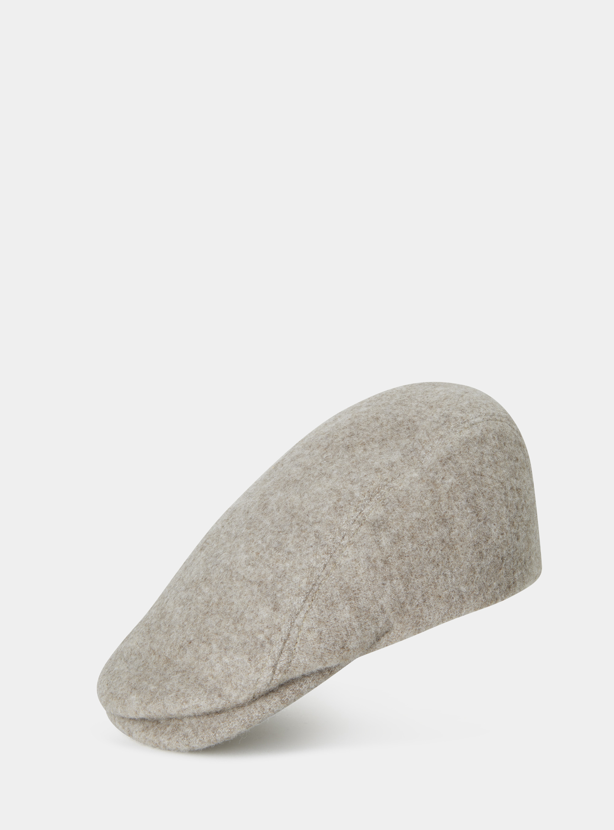 Coppola in pura lana vergine e cashmere, SABBIA