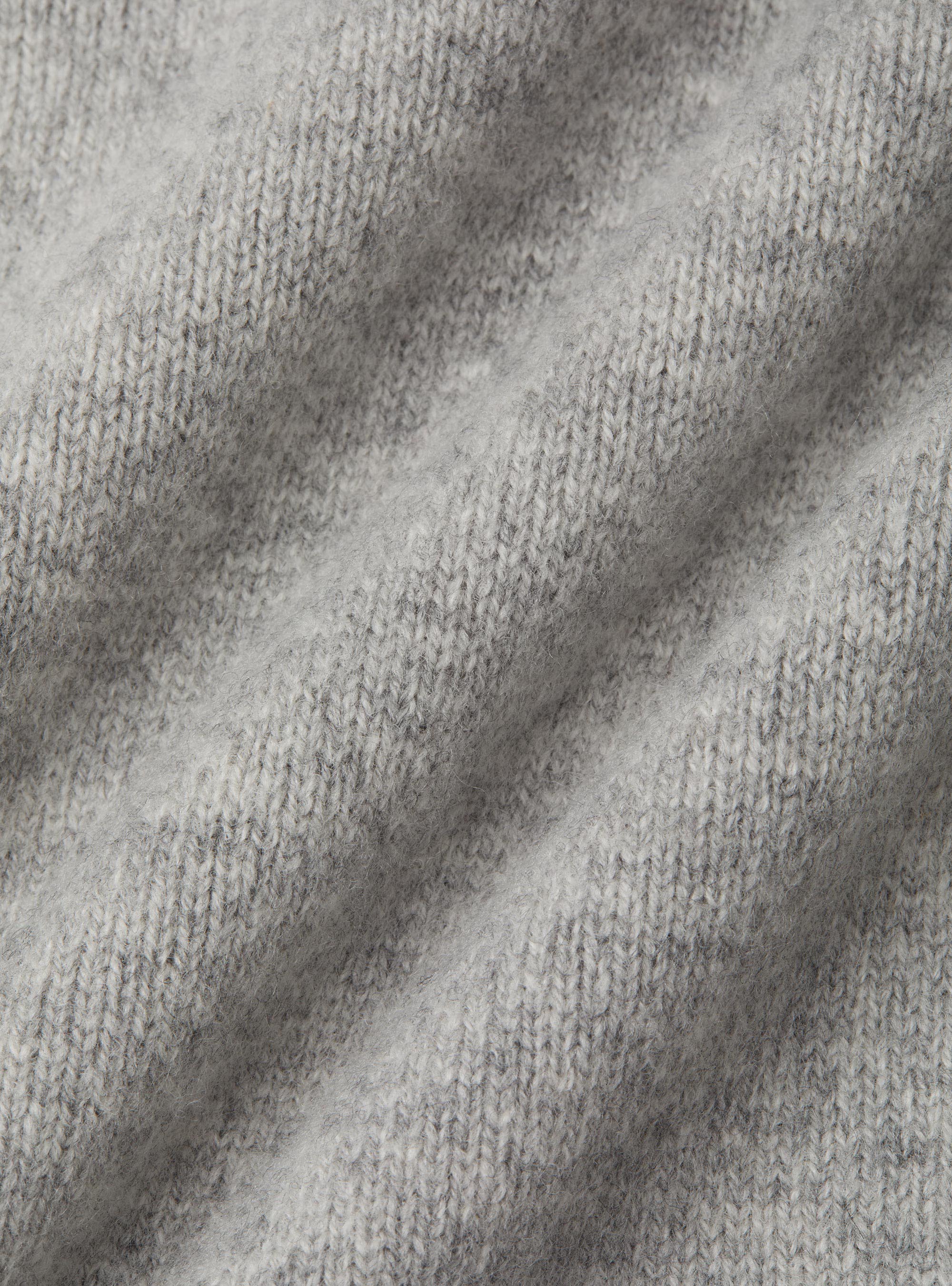 Pullover mit Rundhalsausschnitt aus einer Woll-Kaschmir-Mischung, GRIGIO CHIARO MEL 0150C