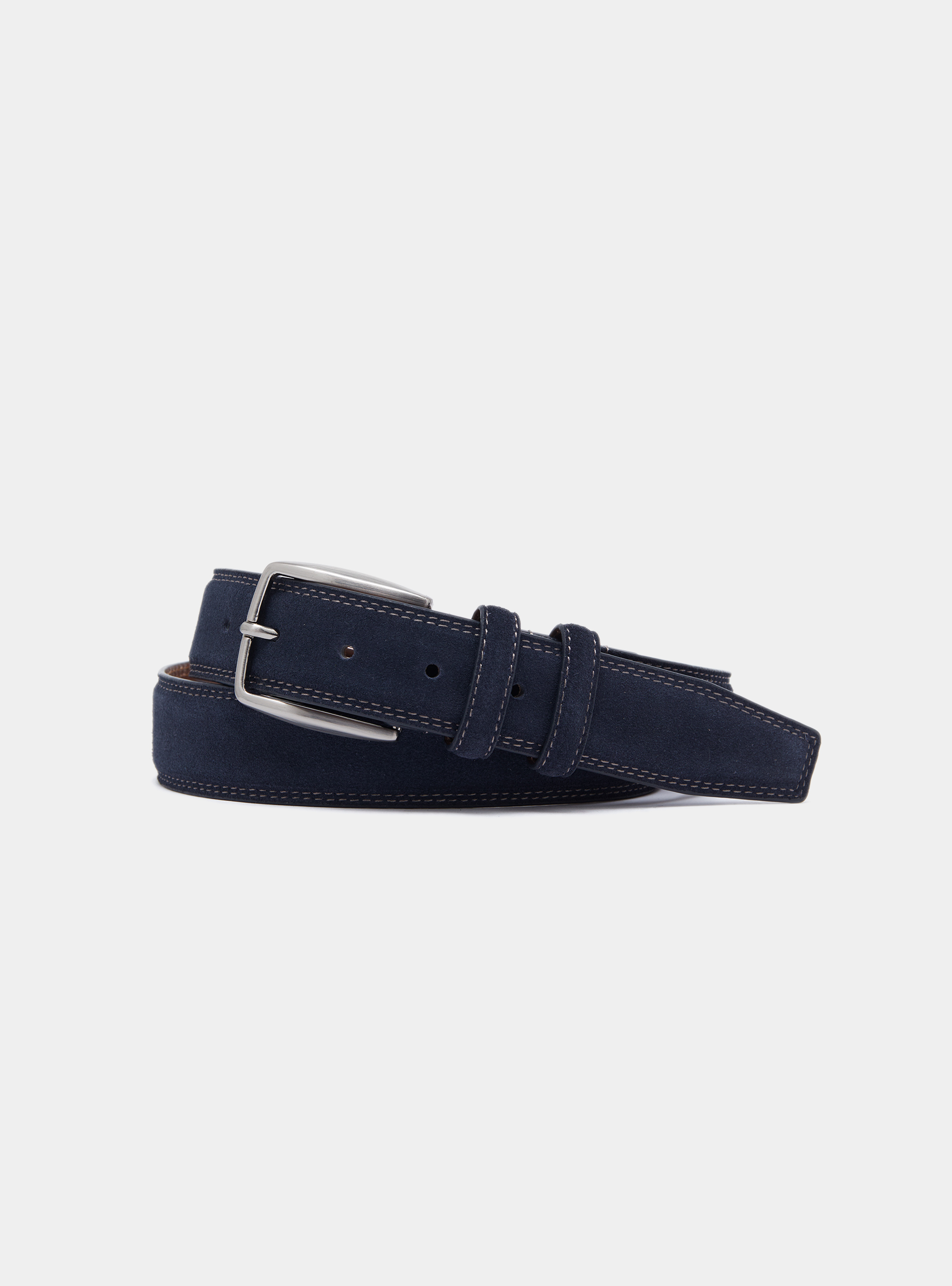 Ceinture en daim, BLEU MARINE