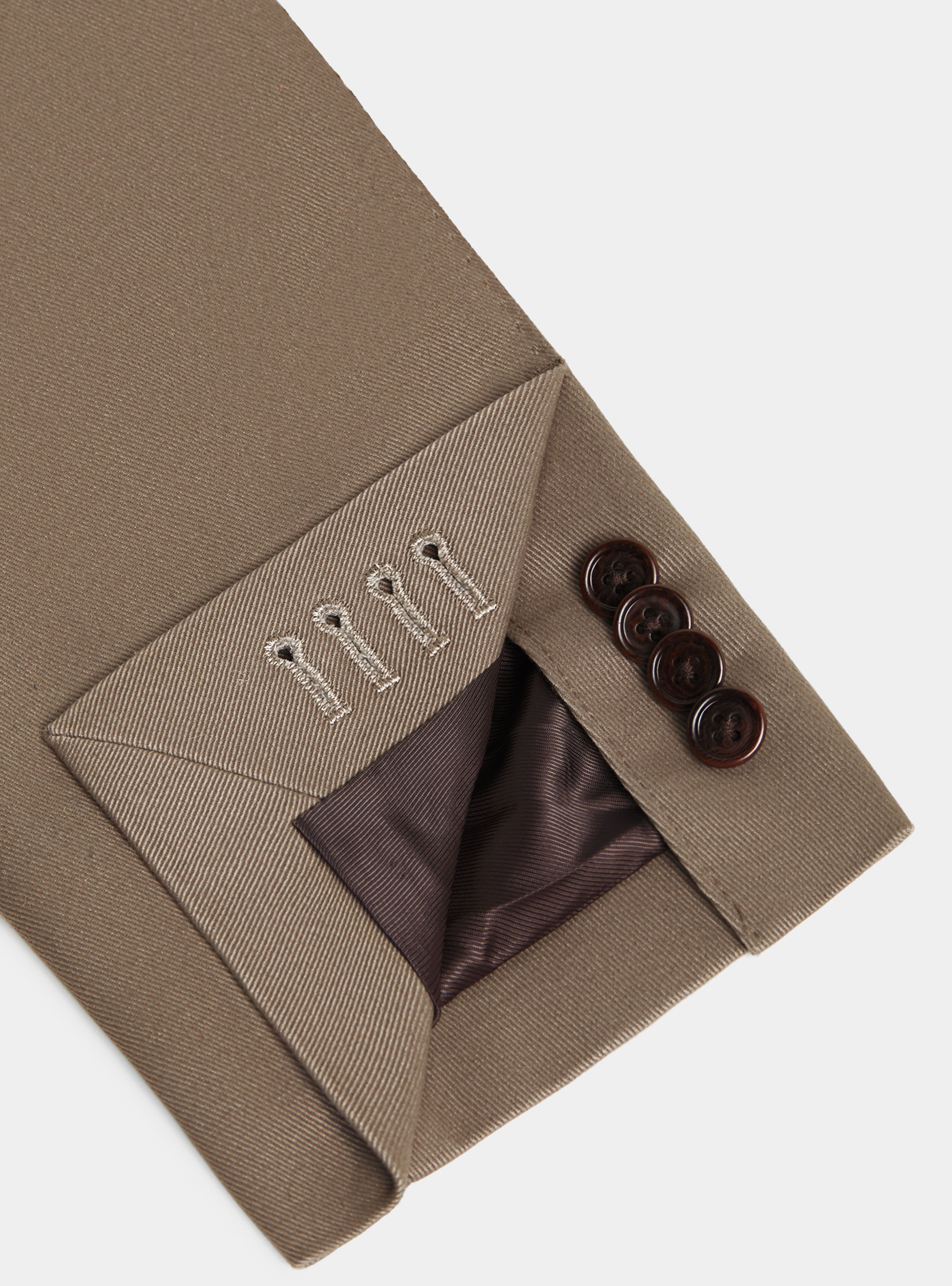 Giacca in cotone smerigliato, FANGO