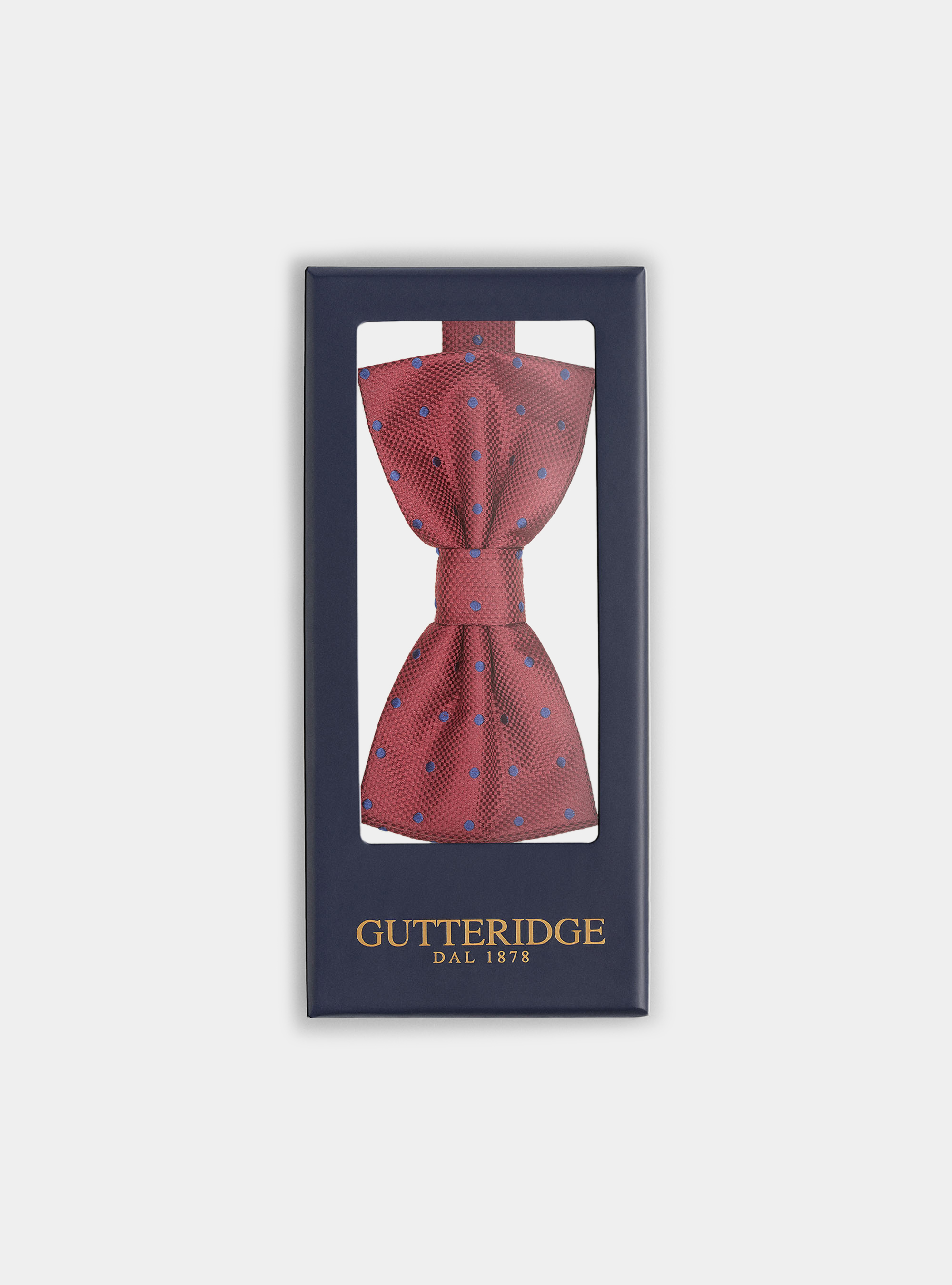 Papillon in seta a pois, BORDEAUX