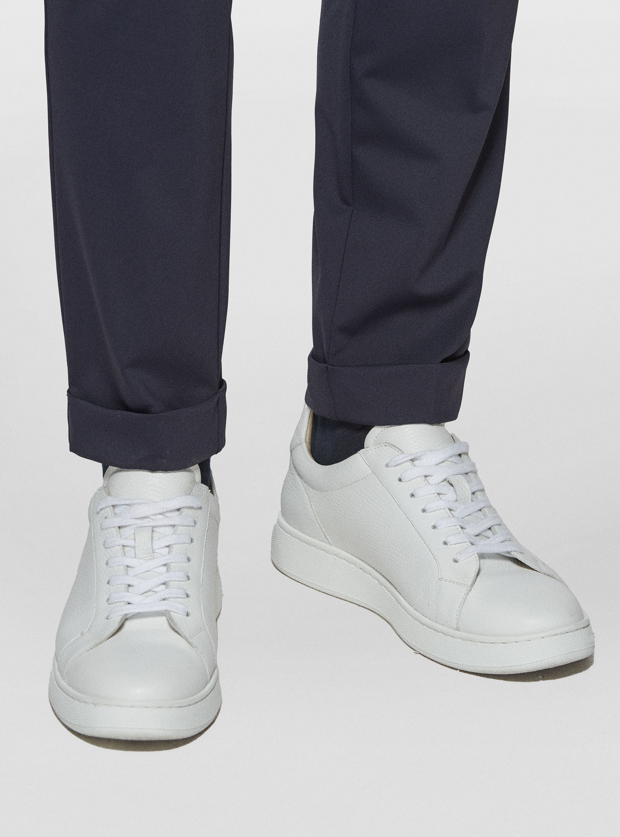 GT01 trousers in stretch nylon, NAVY BLUE