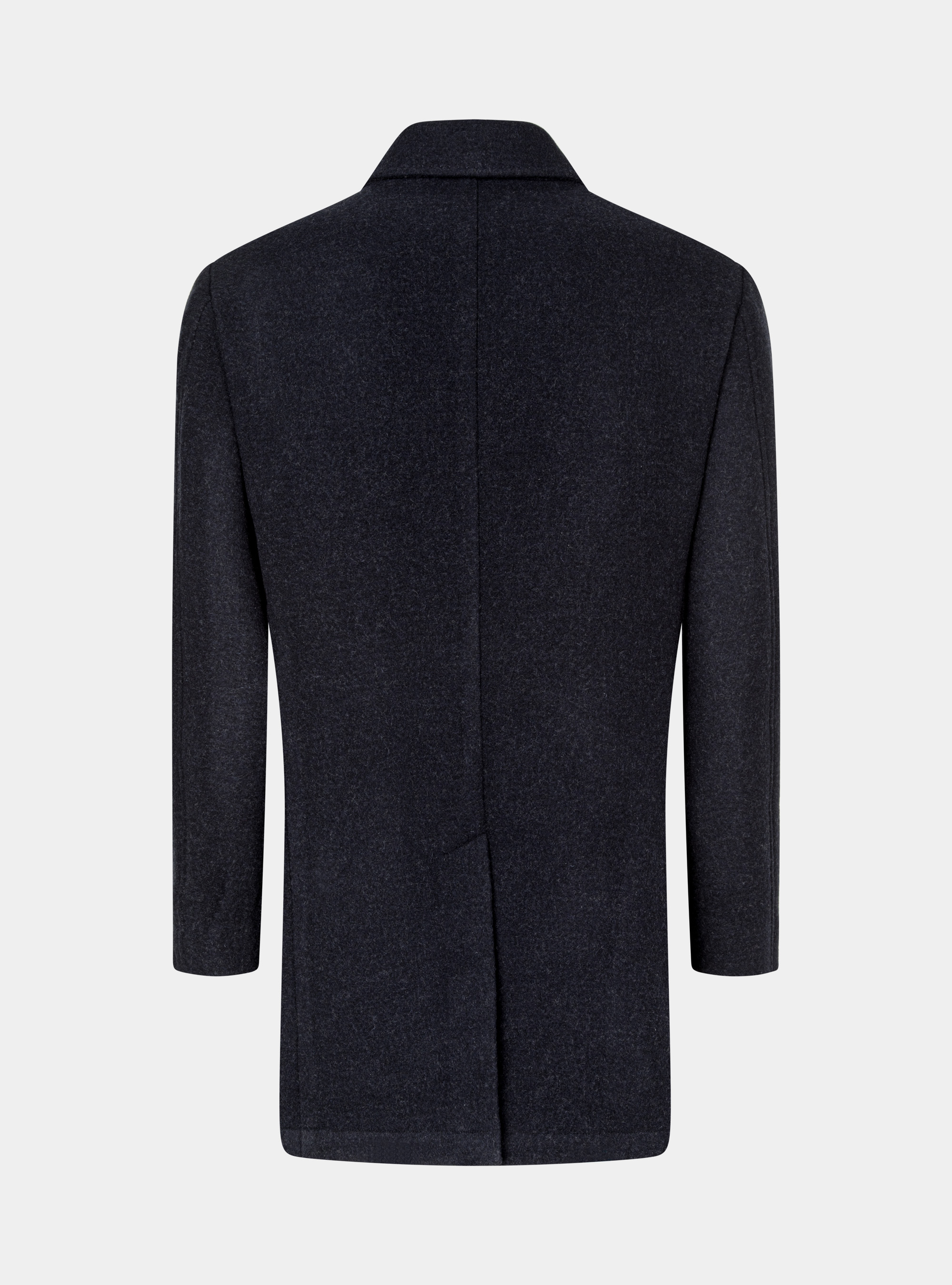 Pure wool coat, NAVY BLUE