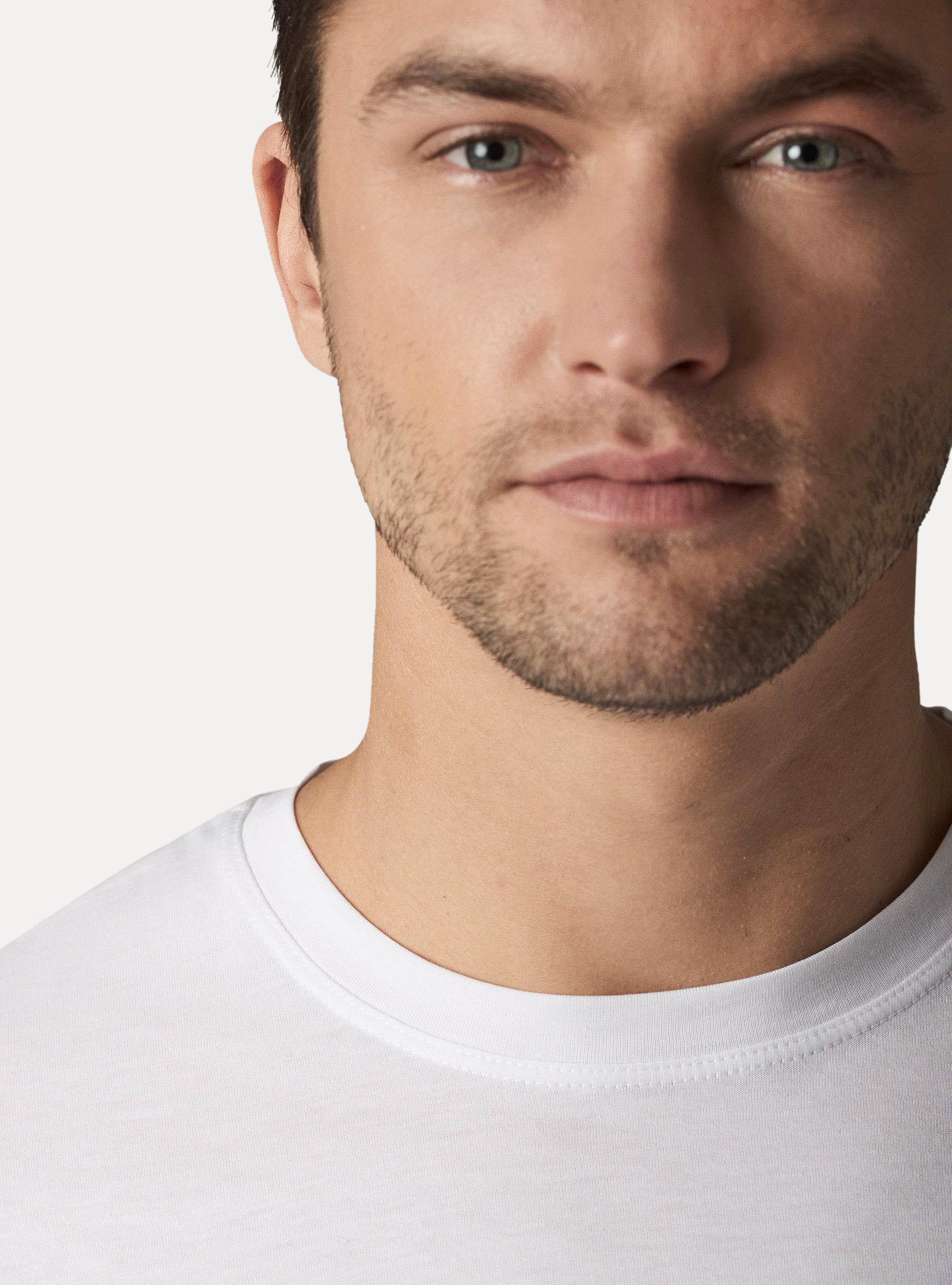 Tshirt 100% cotone, BIANCO