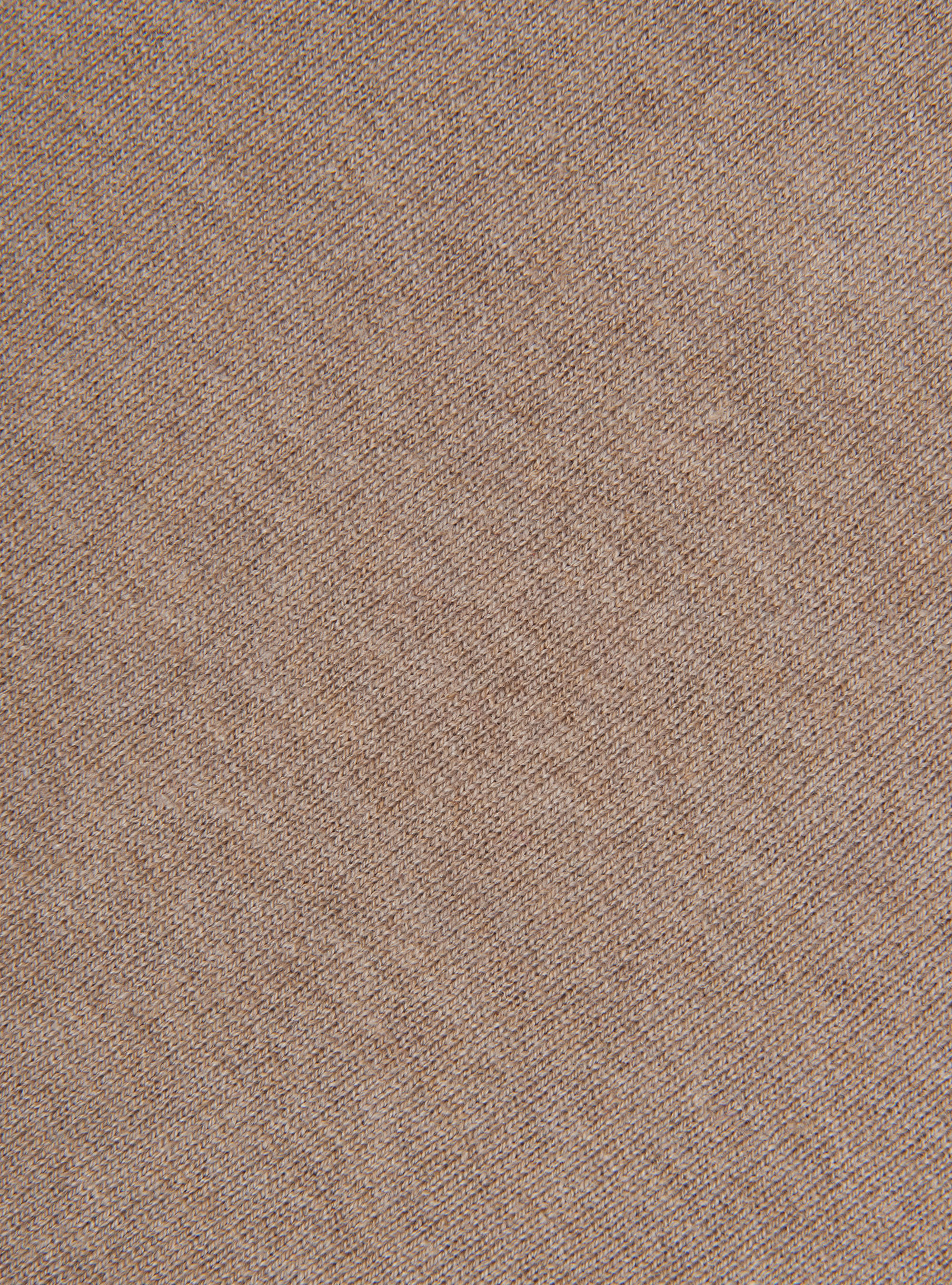 Gilet doppiopetto in cotone seta e cashmere, ECRU