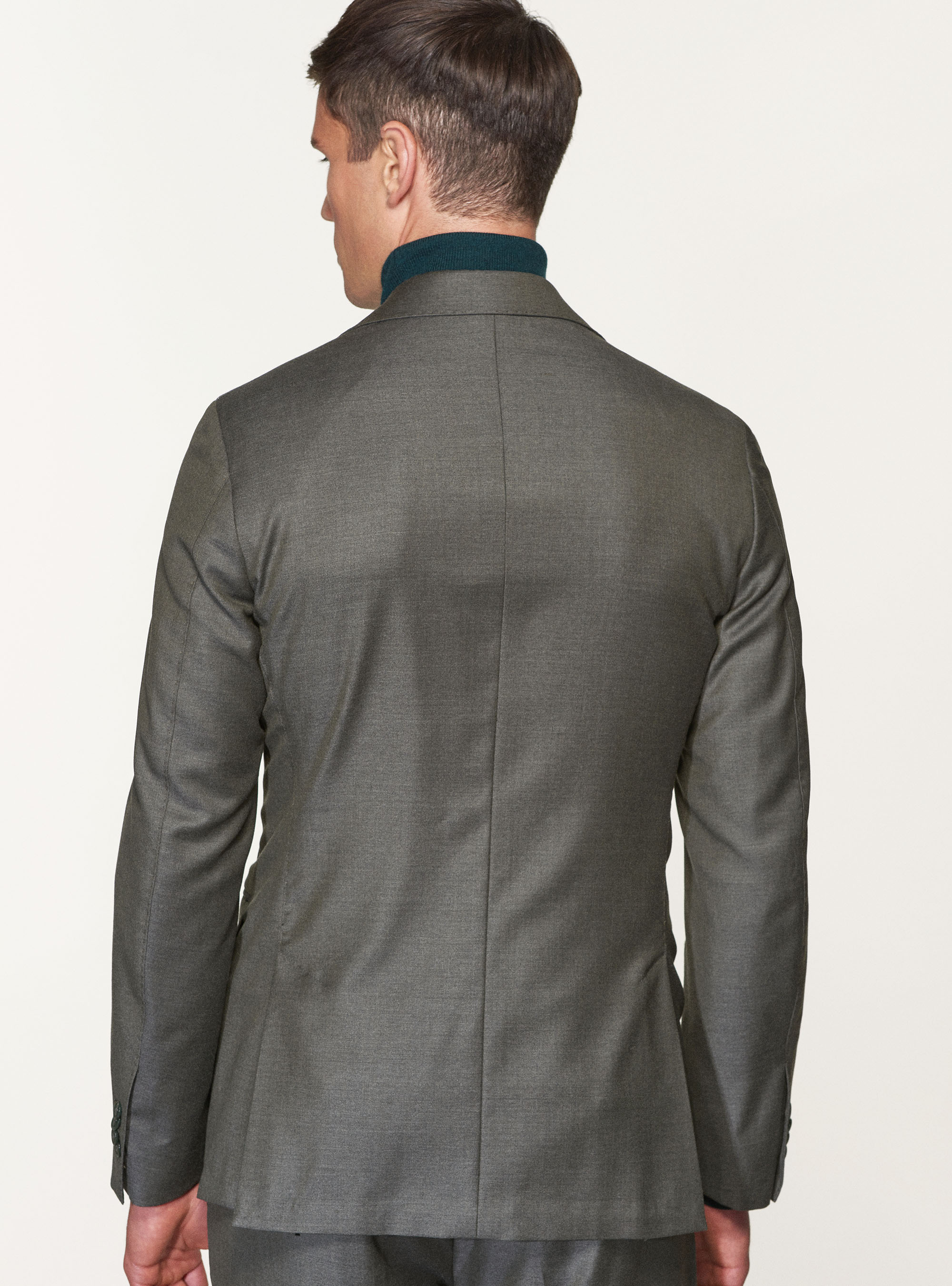 Giacca per abito in pura lana superfine 110's Vitale Barberis Canonico, VERDE