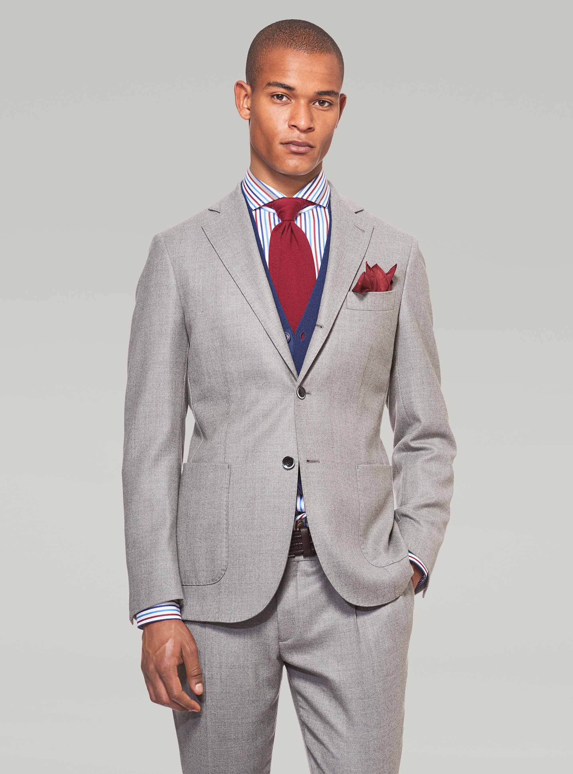 Abito in flanella di lana cashmere | Gutteridge | Saldi Uomo