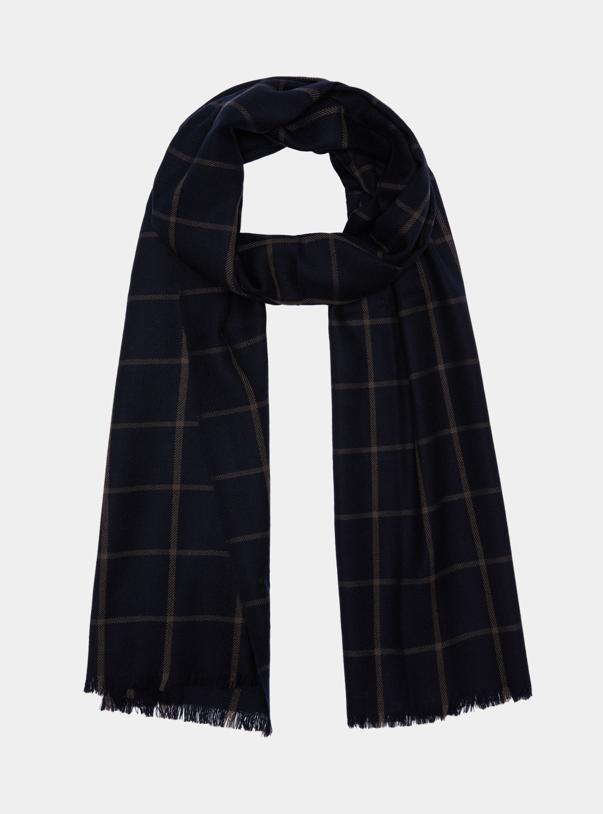 【即納】 Patterned wool scarf | Gutteridge | Men's Accessories 小物