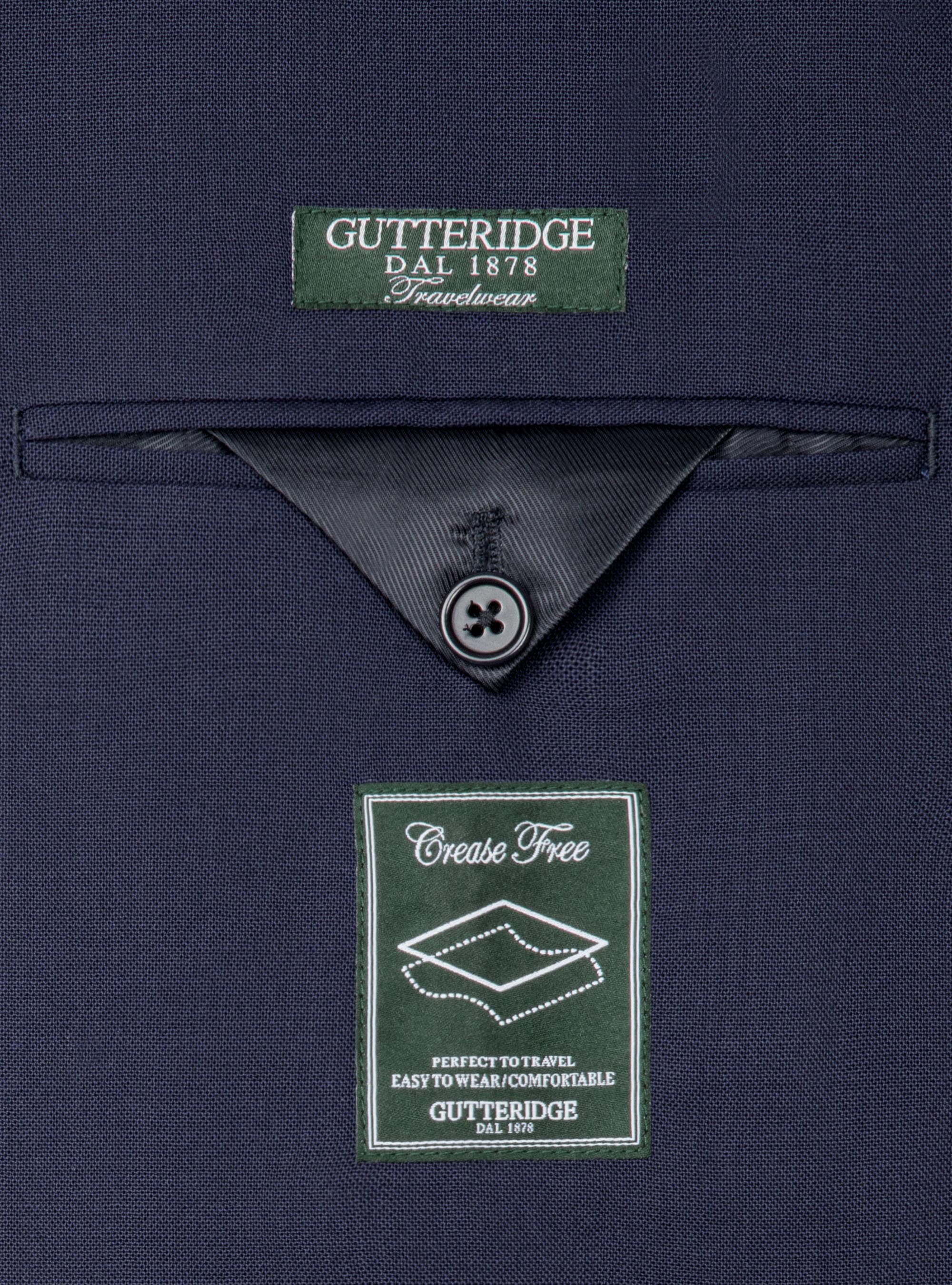 Giacca travel in pura lana Cerruti, BLU NAVY