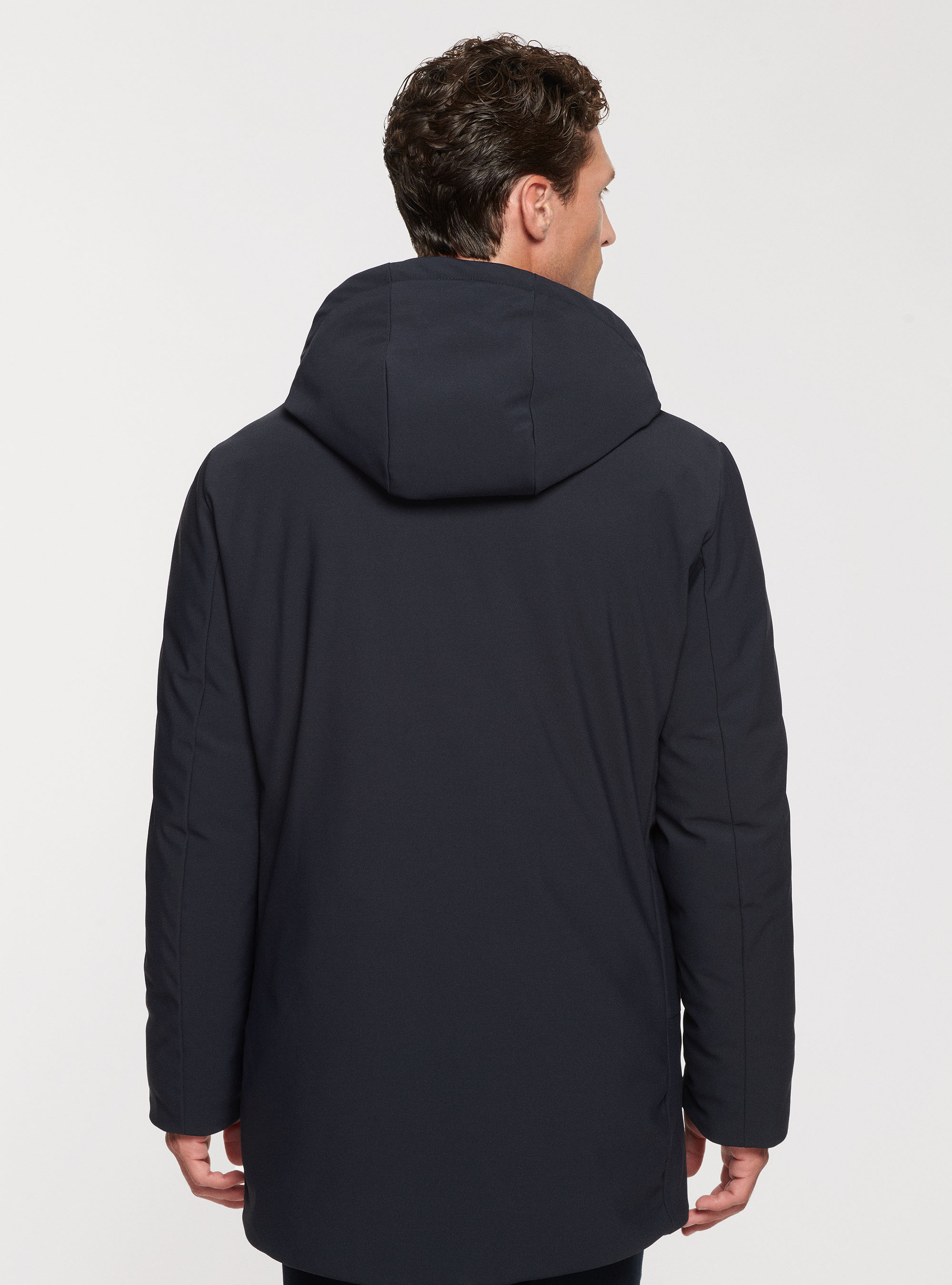 Giubbino in tessuto tecnico, BLU NAVY