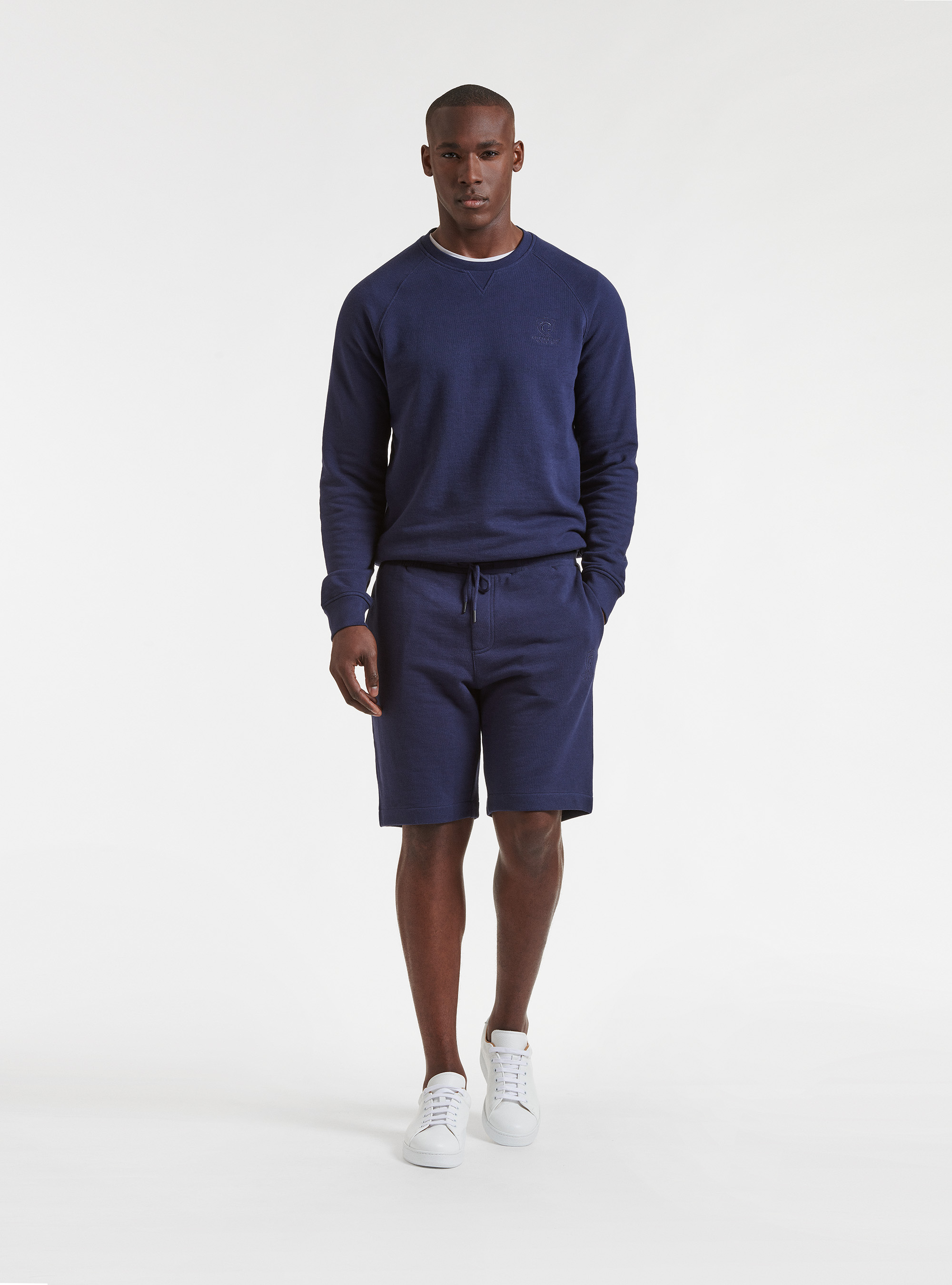 Bermuda in felpa, BLU