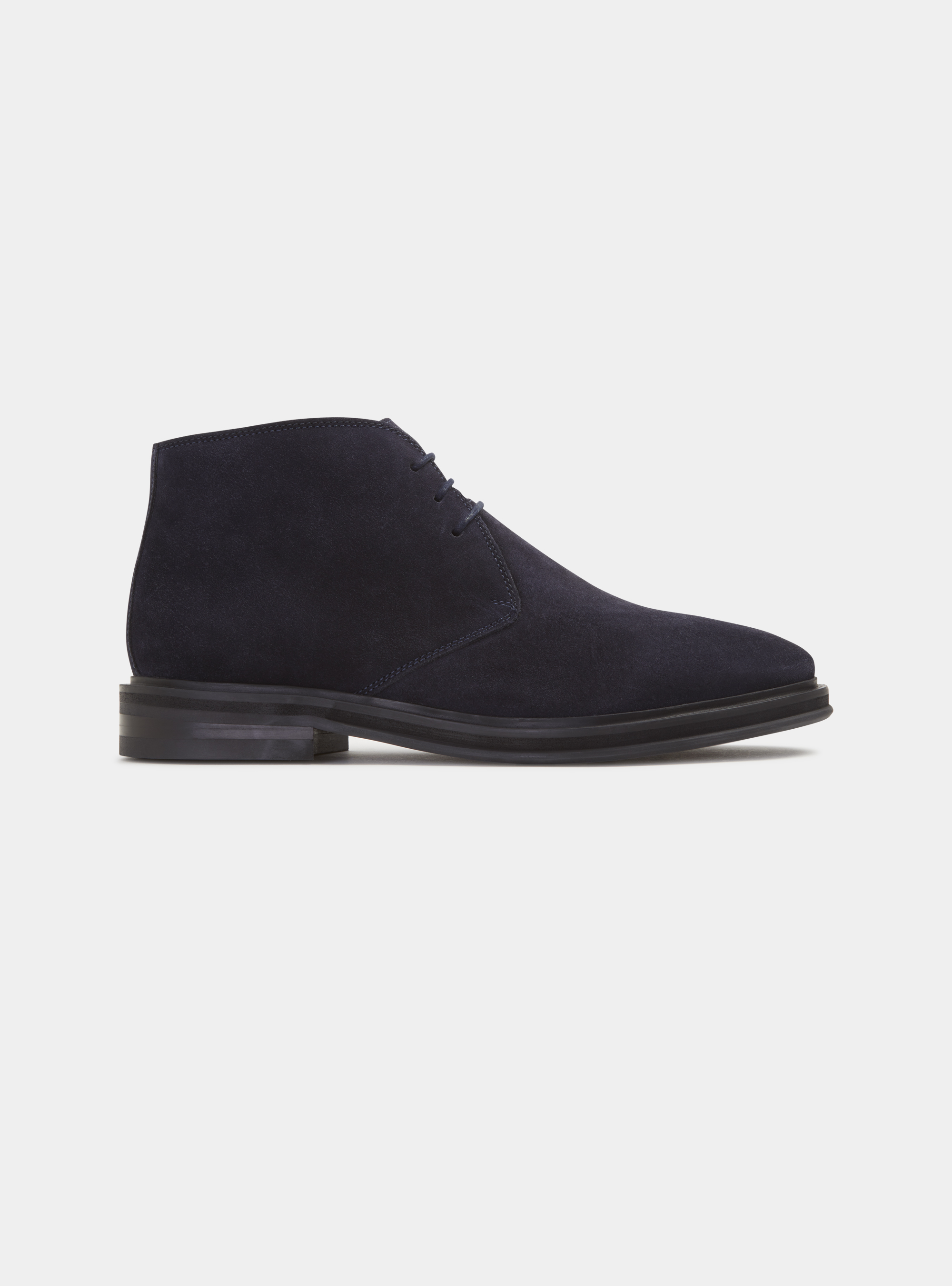 Polacchine in pelle scamosciata, BLU NAVY