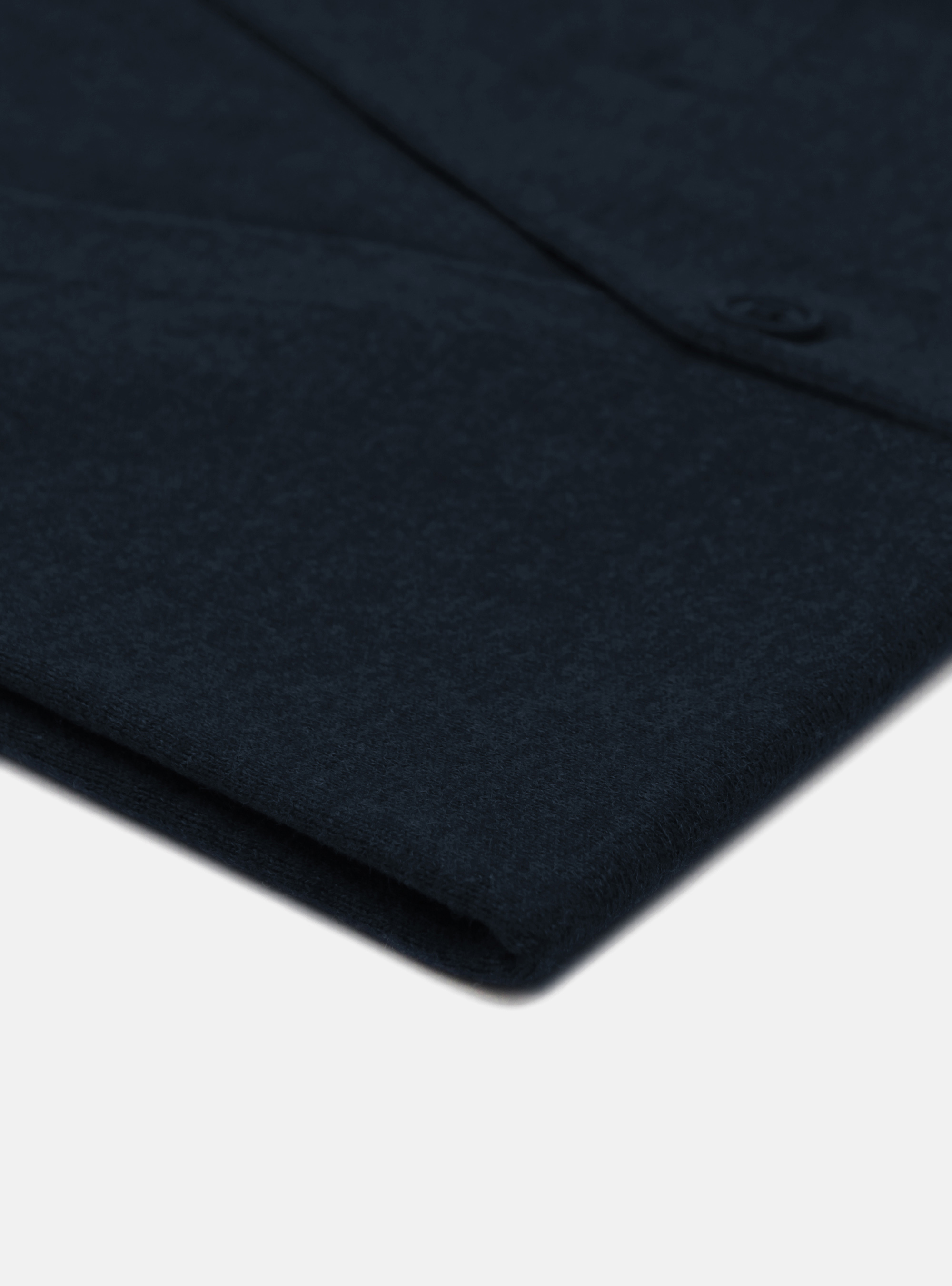 Chaleco de puntp en algod&oacute;n de seda de cashmere, AZUL MARINO