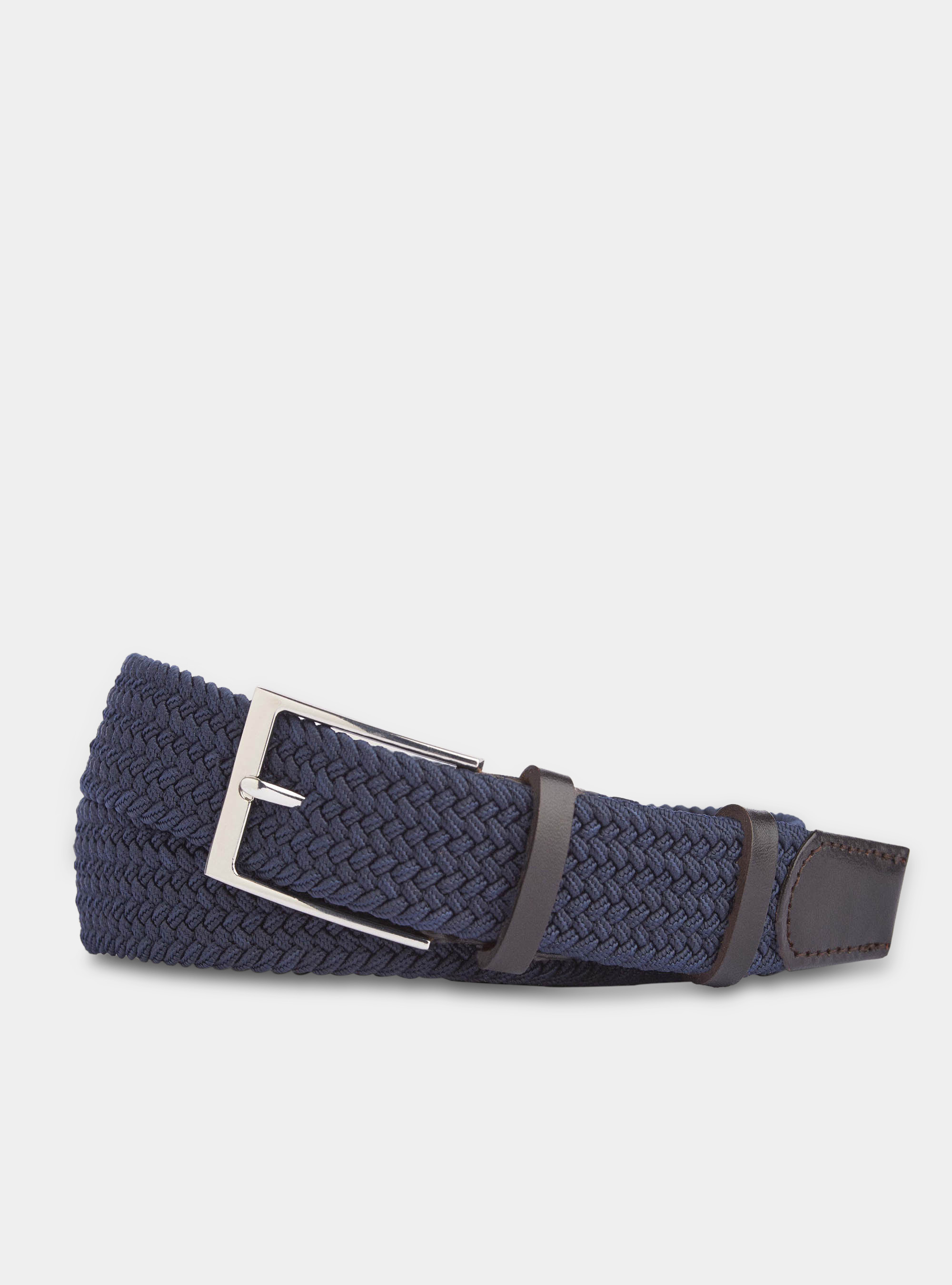 Cintura con logo, BLU NAVY
