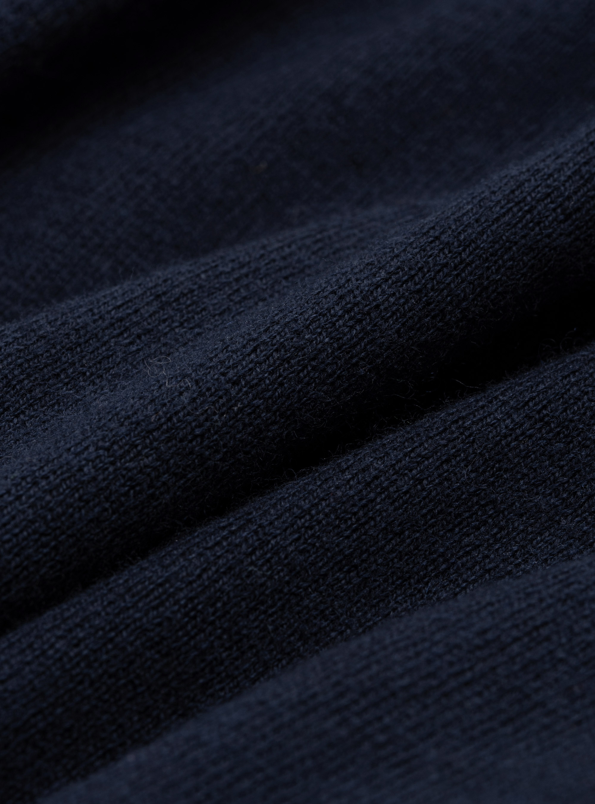 Dolcevita in cotone seta e cashmere, BLU NAVY
