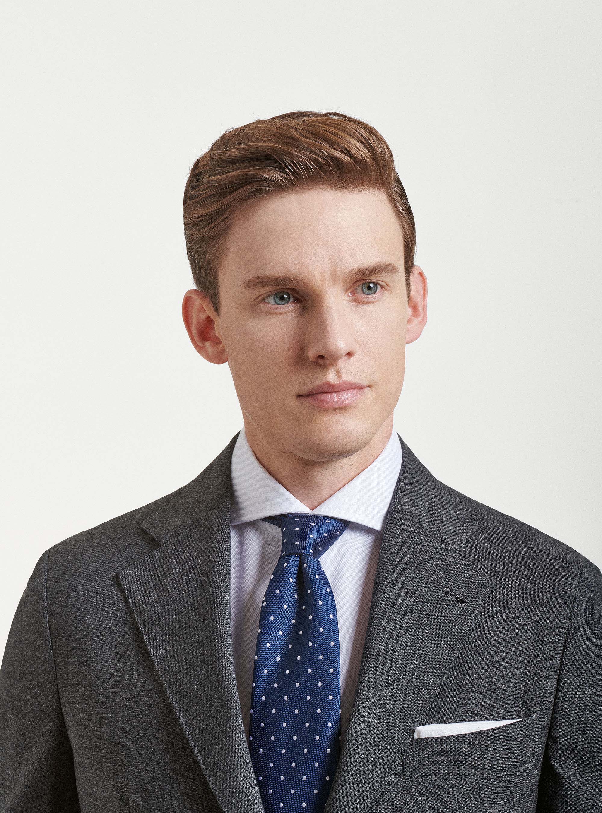 Drop 4 suit blazer in pure wool Vitale Barberis Canonico, ASPHALT GREY