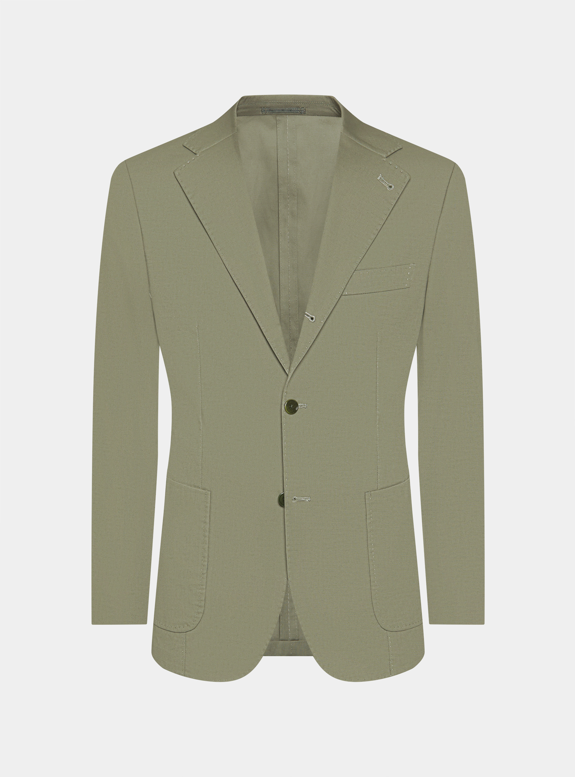 Giacca abito in cotone armaturato, SALVIA 0602C