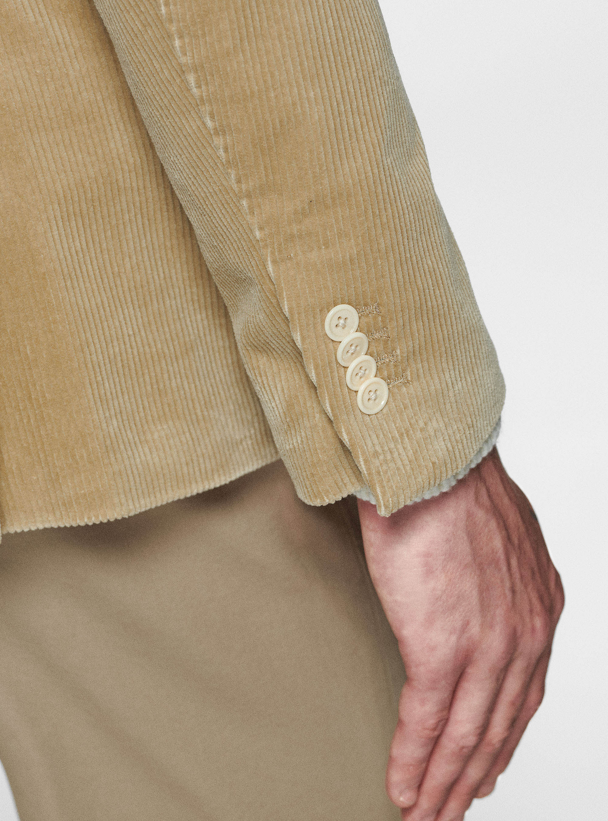 301 TRENCHENTOUNO コーデュロイduca visconti 50 Duca Visconti Hazelnut Stretch Corduroy Waverly Suit